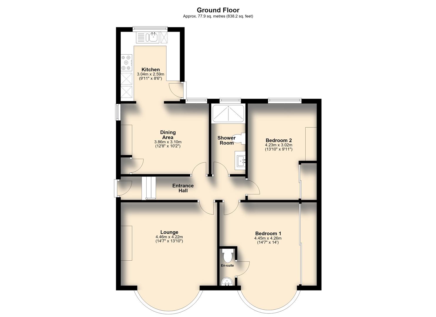 Orchard Road, Plymouth floorplan