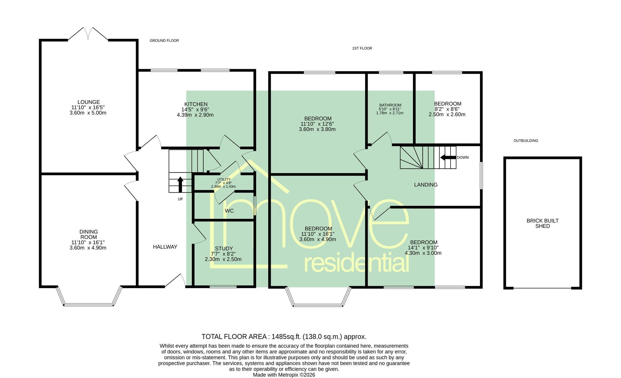 255 Pensby Road, Wirral floorplan
