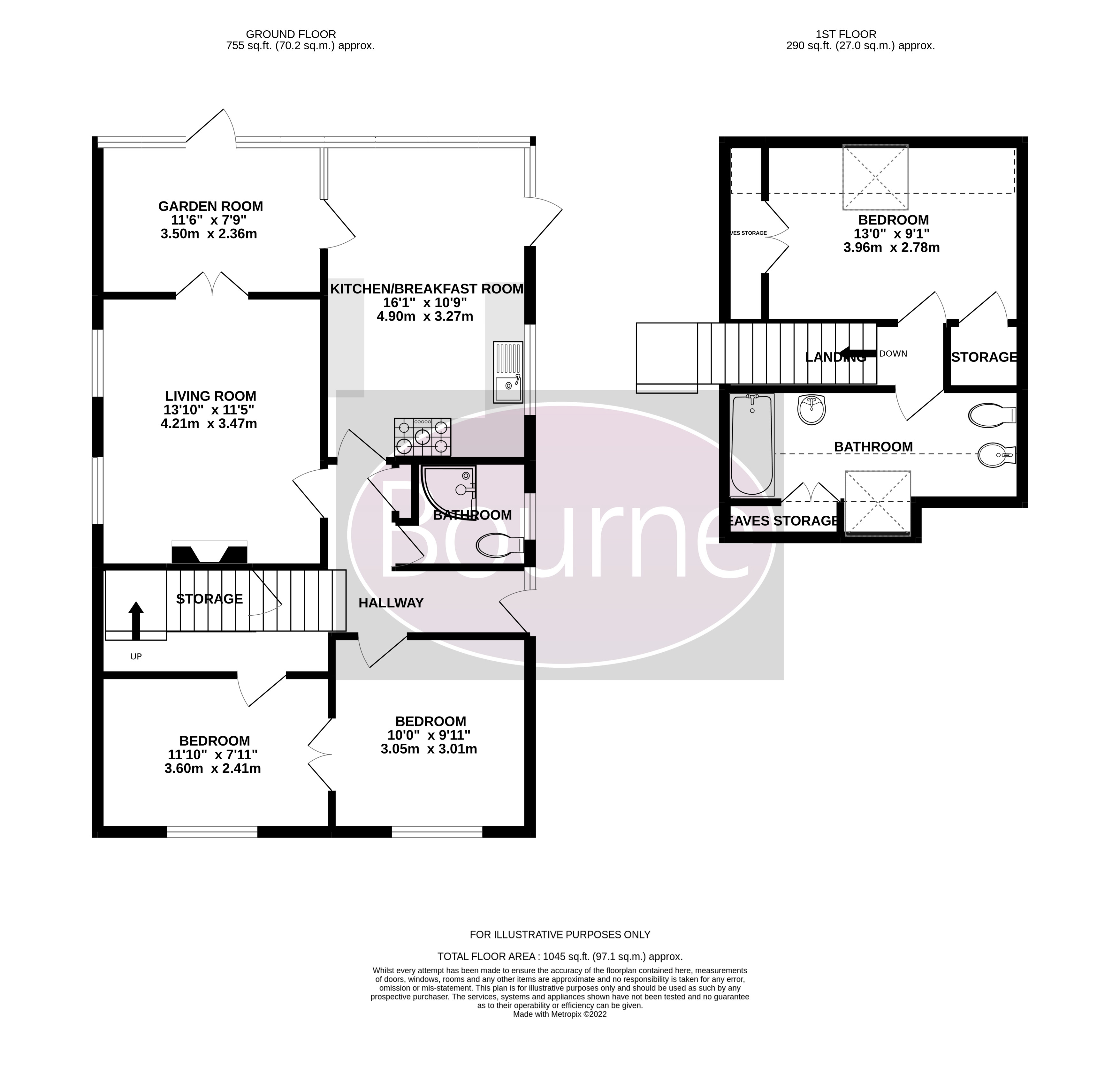 Upper Weybourne Lane, Farnham, Surrey GU9, 3 bedroom property for sale