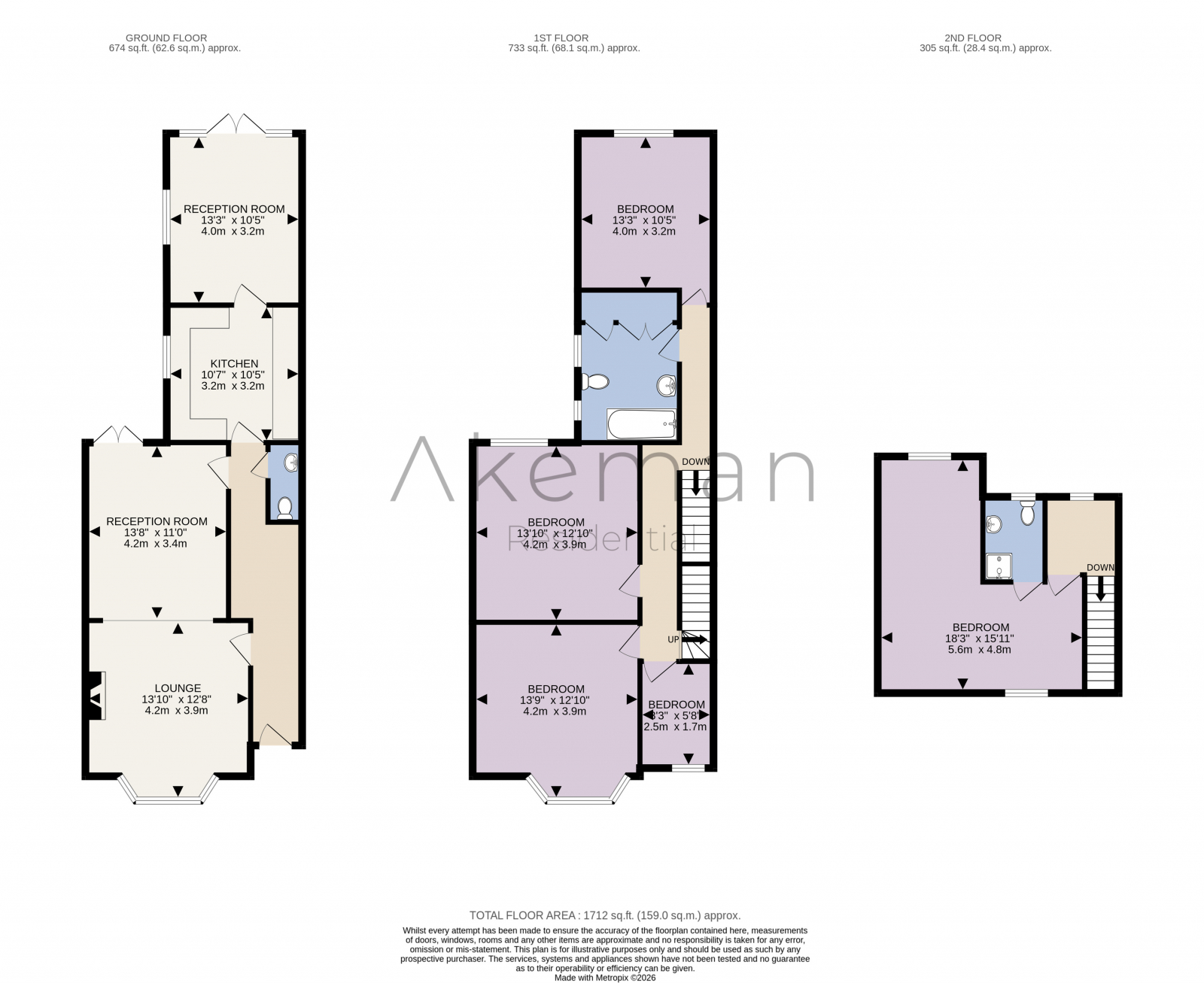 5 North Road, Berkhamsted floorplan