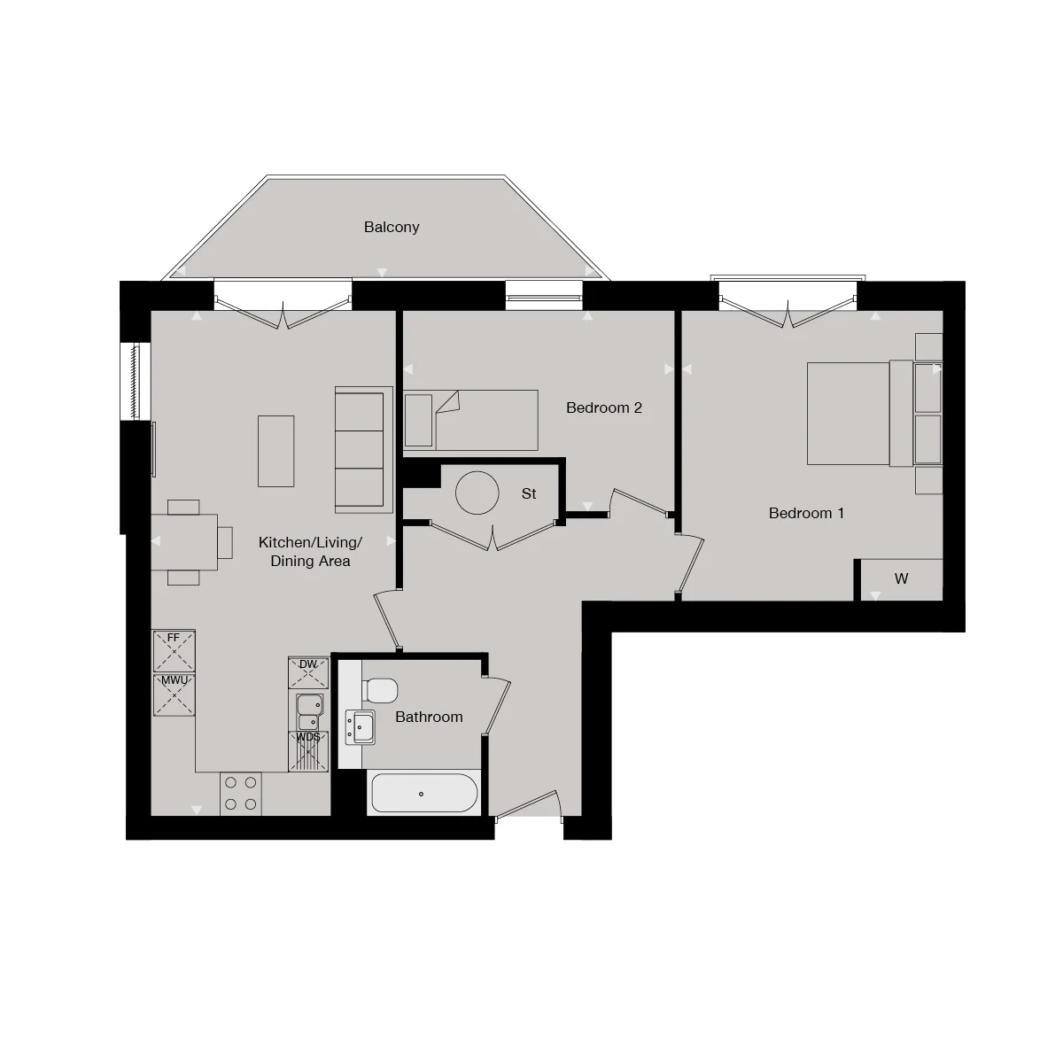 High Road, London floorplan