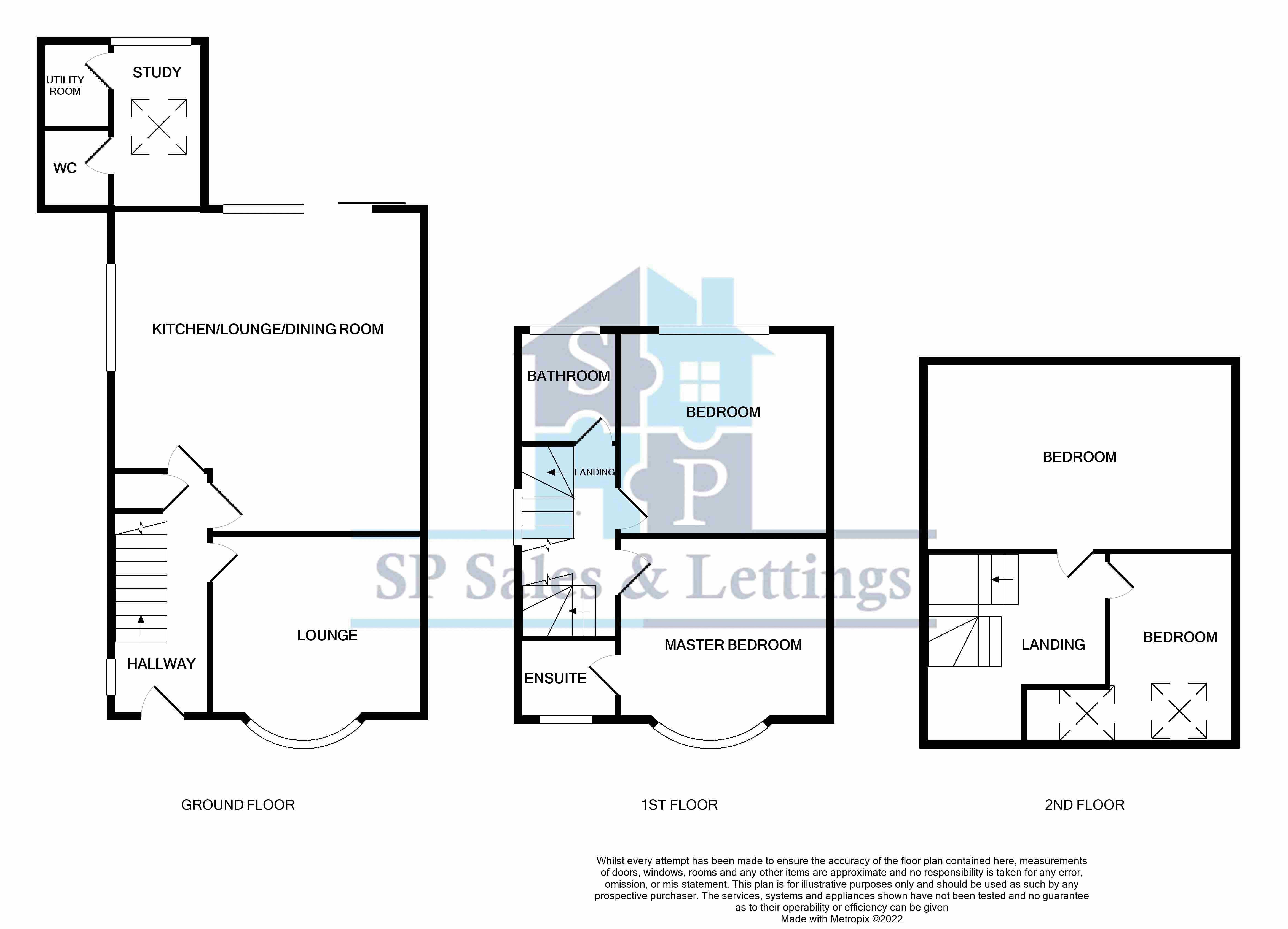 74, Broom Leys Road, Coalville floorplan