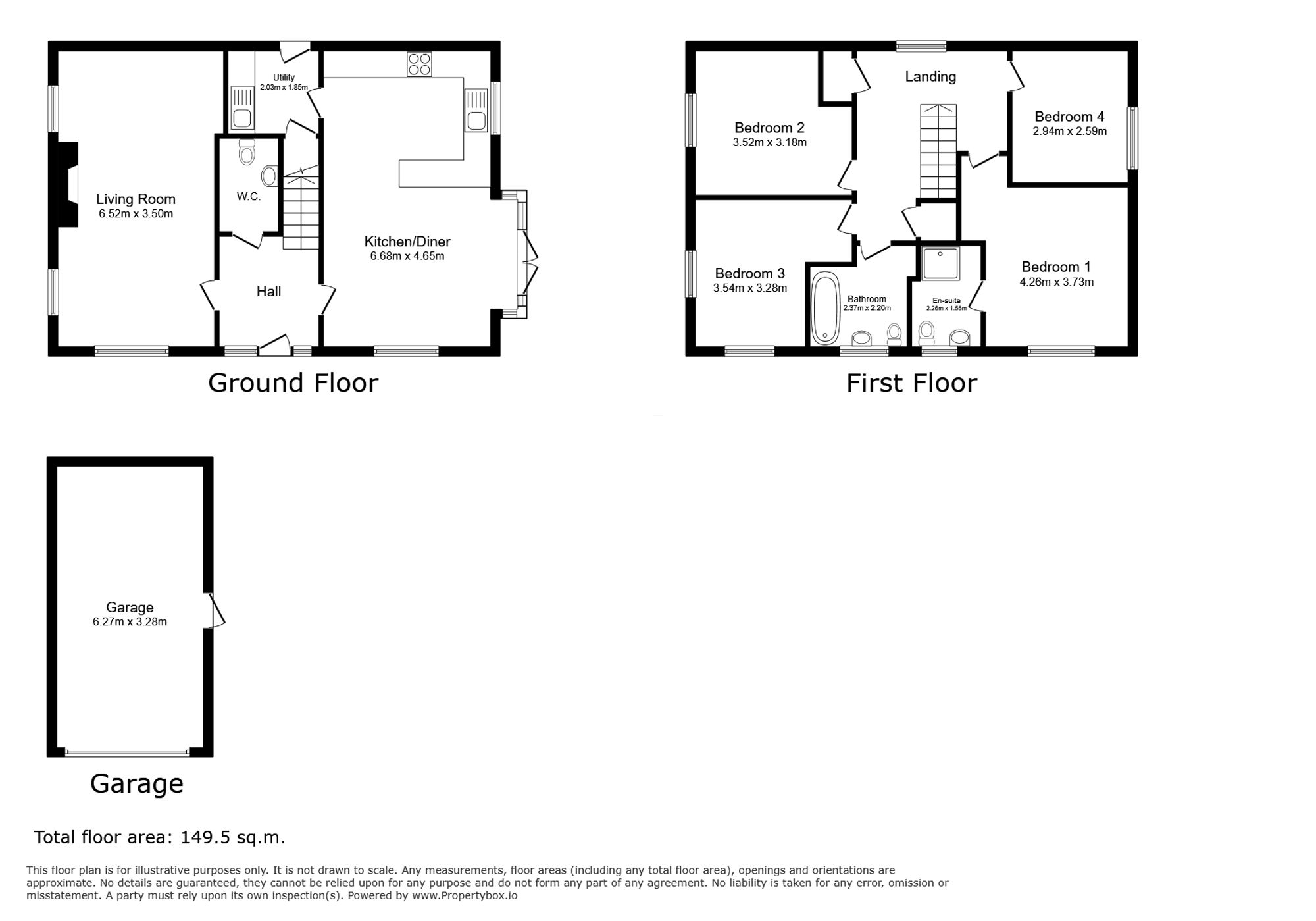 15 Ackton Close, Stoke-On-Trent floorplan