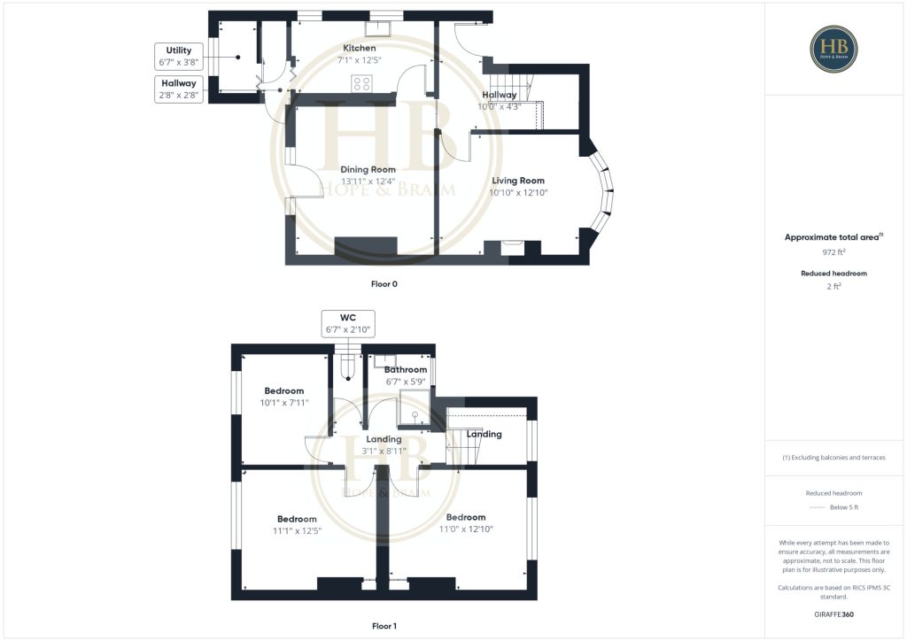64, Stakesby Road, Whitby floorplan