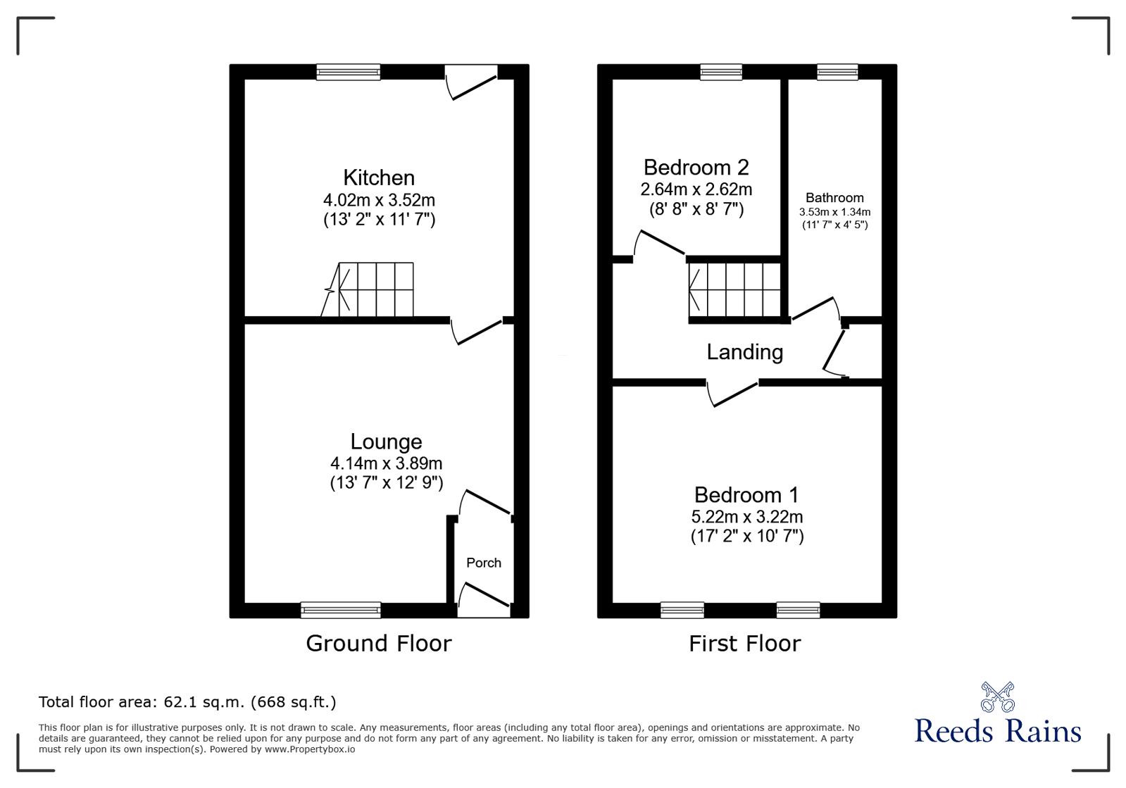 19, Stanyforth Street, Glossop floorplan