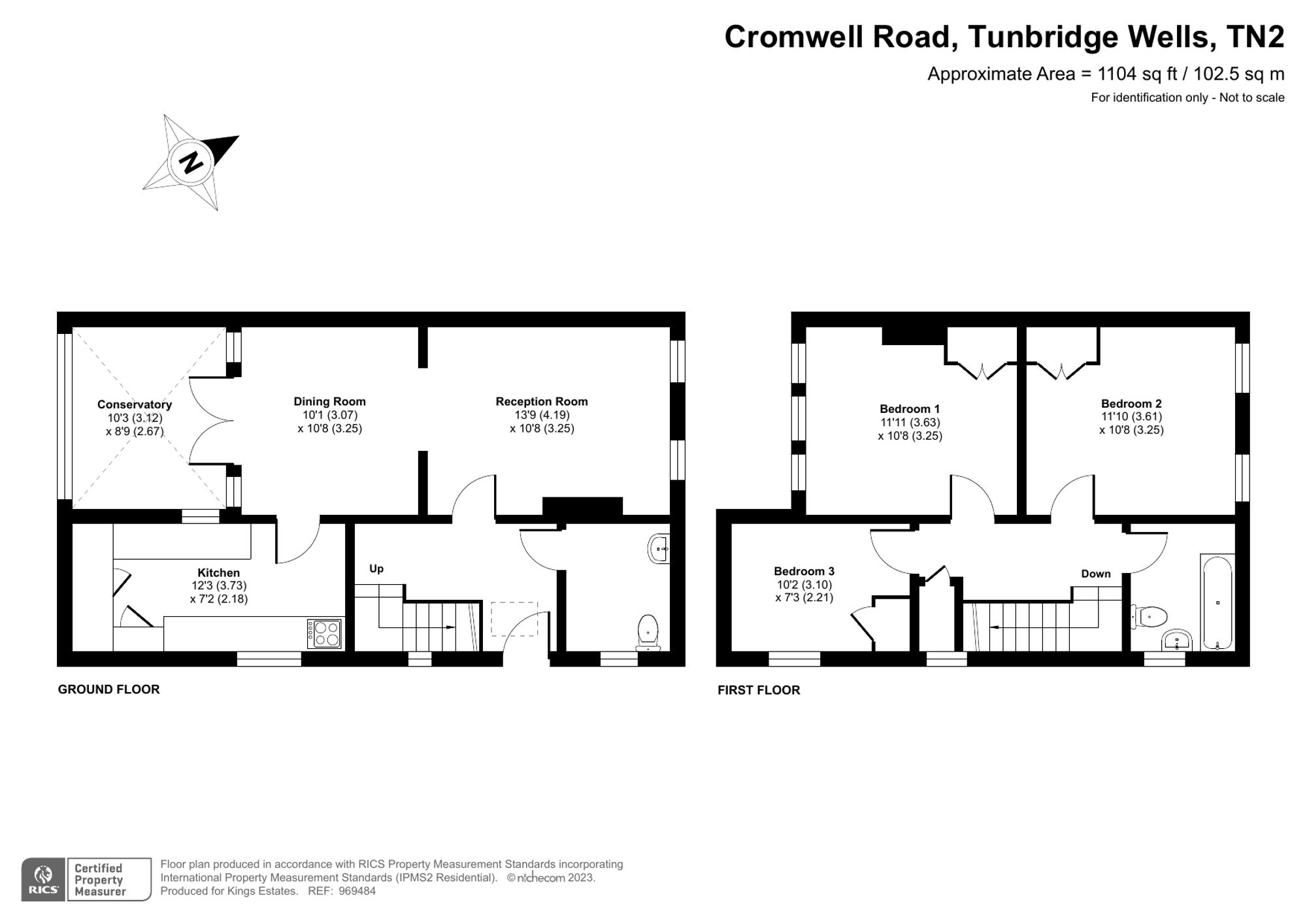 Cromwell Road, Tunbridge Wells TN2, 3 bedroom semidetached house for sale 64414857