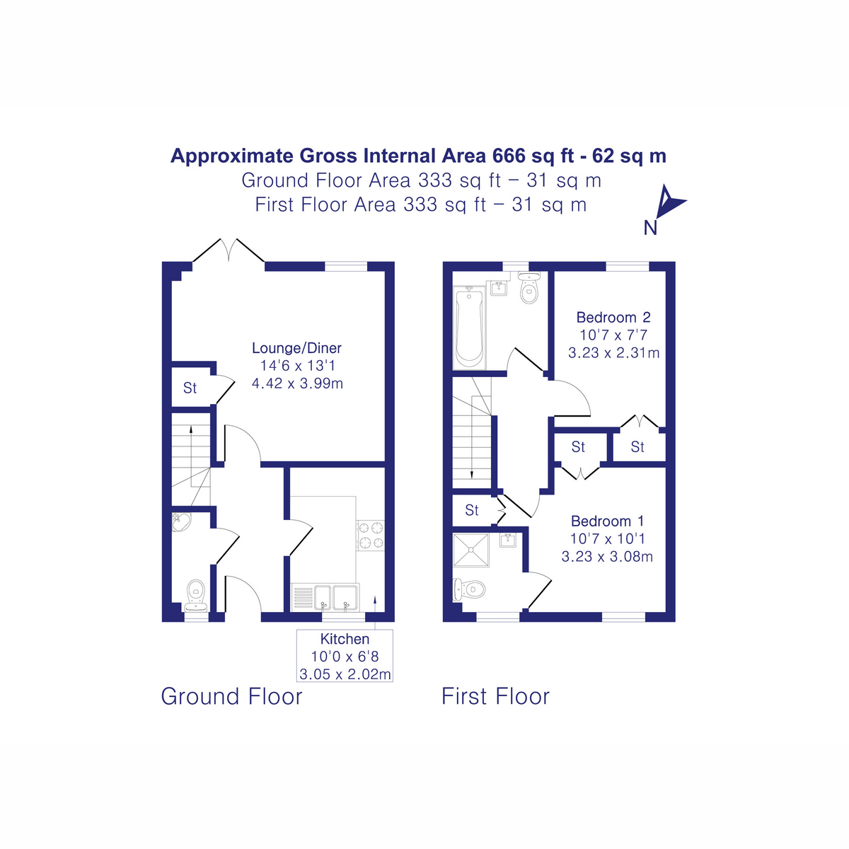 10, Rowan Close, Ambrosden floorplan