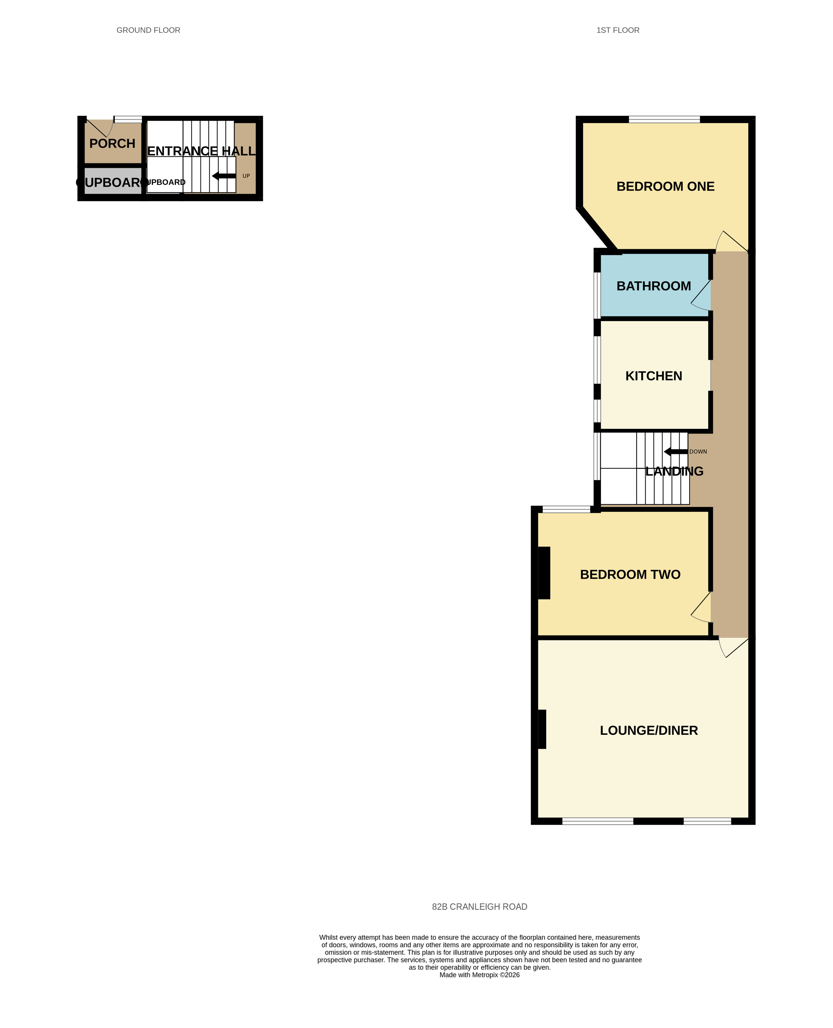 82b, Cranleigh Road, Bournemouth floorplan