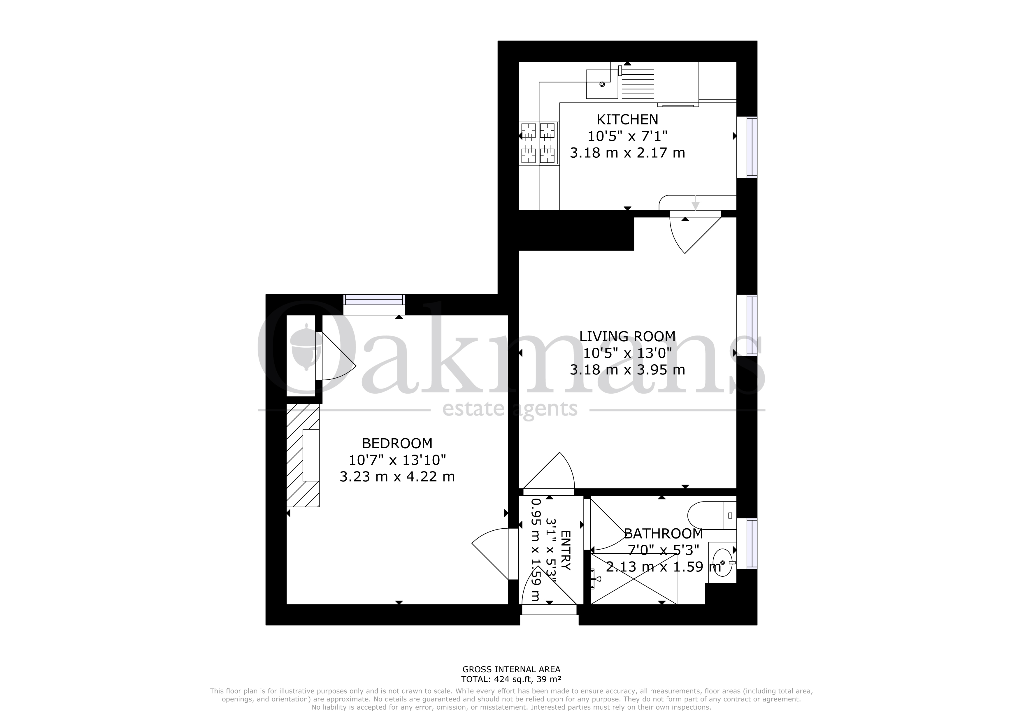 FLAT 4, BIRMINGHAM floorplan