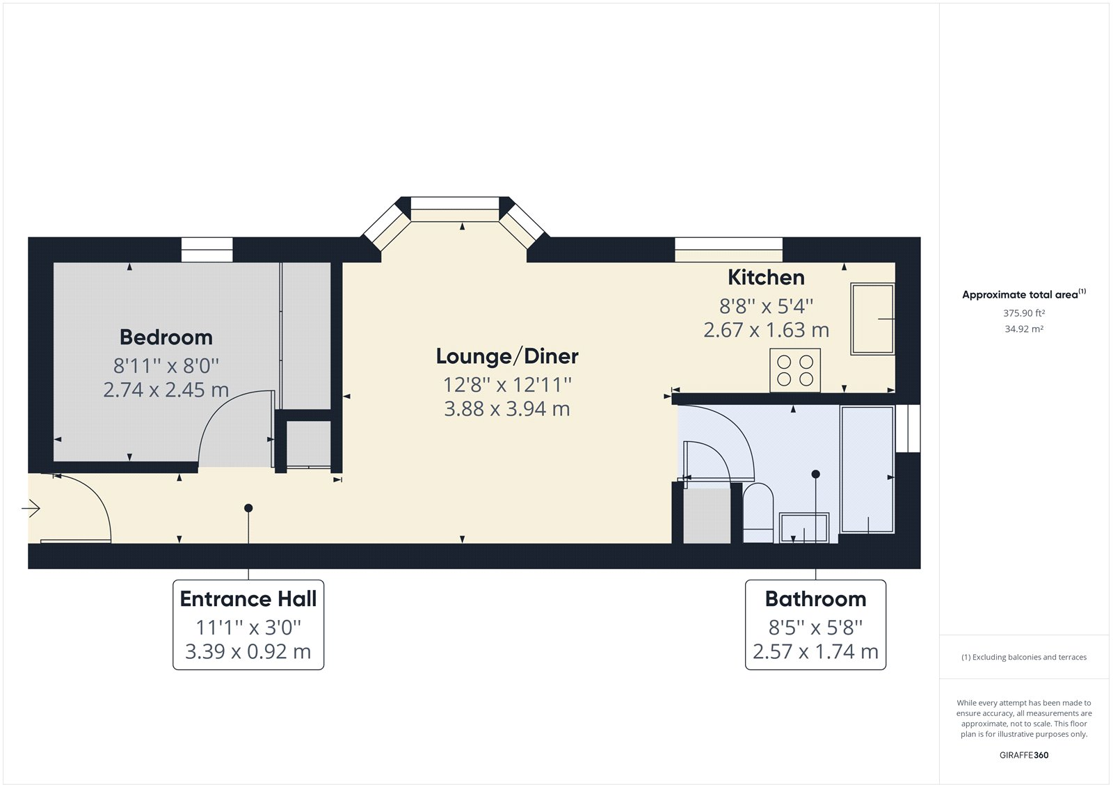 Jacobs Close, Potton, Sandy, Bedfordshire SG19, 1 bedroom flat to rent