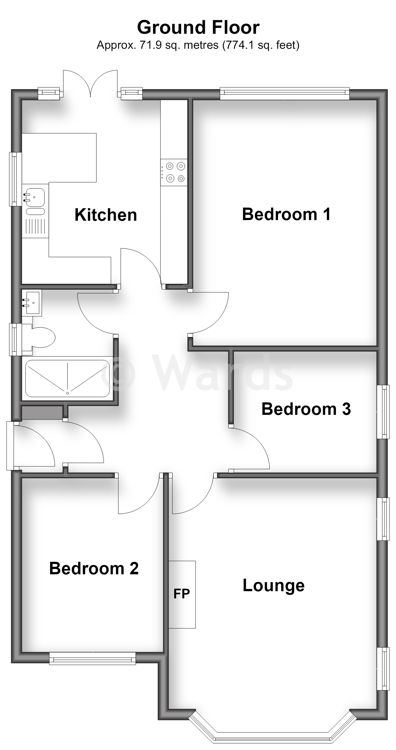 51, Grange Crescent, Tenterden floorplan
