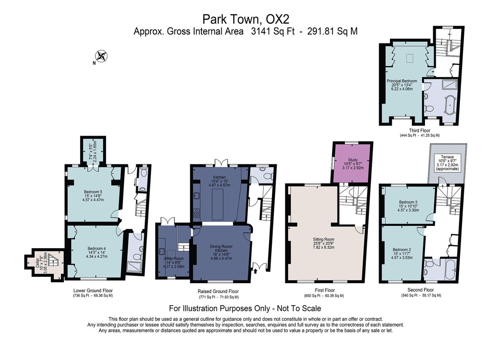 34, Park Town, Oxford floorplan