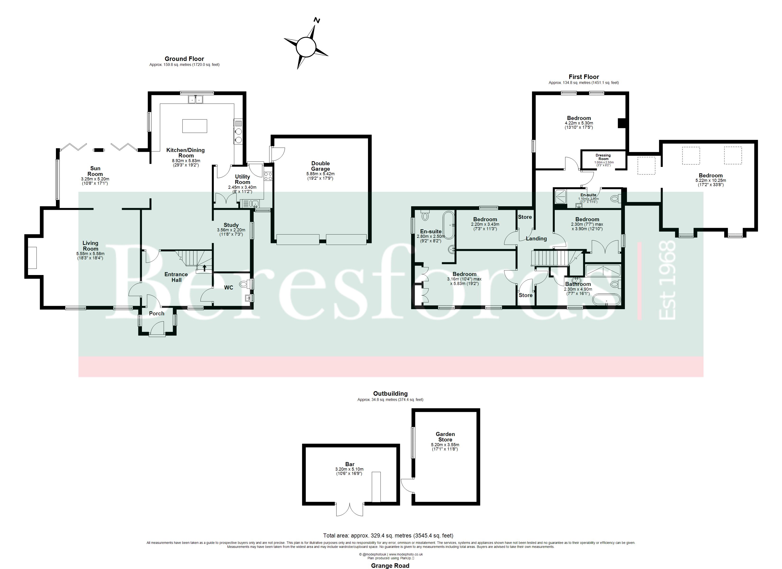 11, Grange Road, Witham floorplan