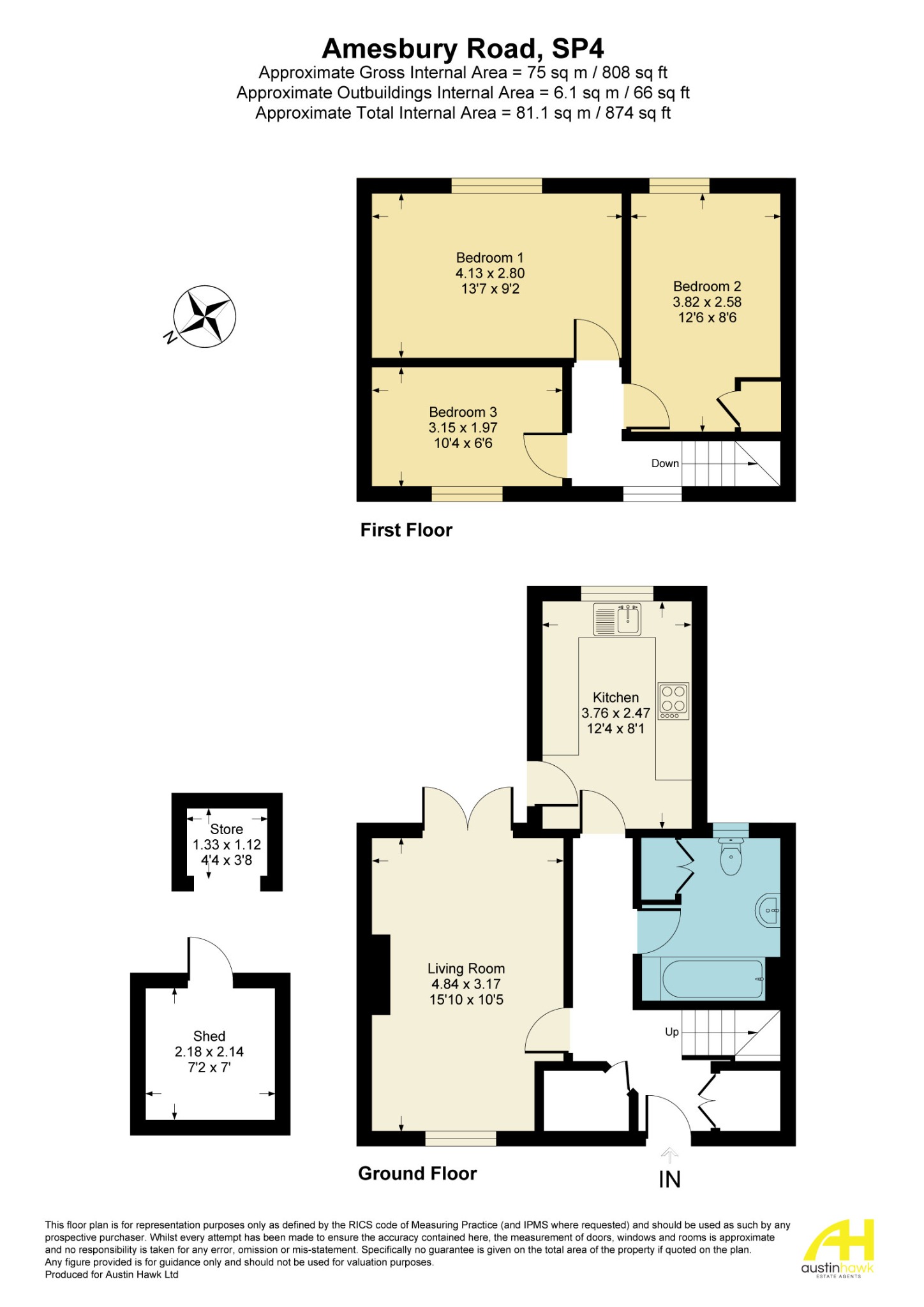 2 Amesbury Road, Cholderton, Salisbury floorplan
