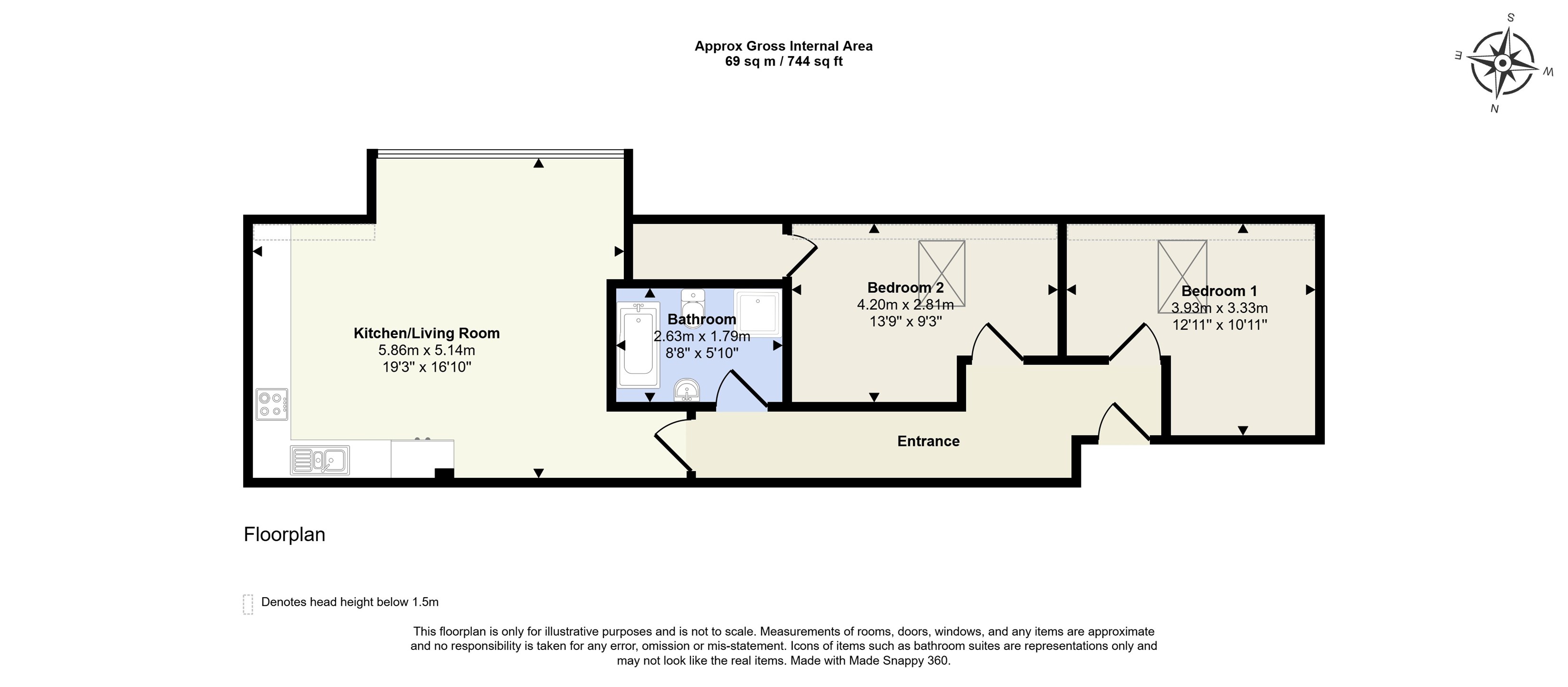 29, The Parkes Building, The Poplars, Beeston, Nottingham floorplan