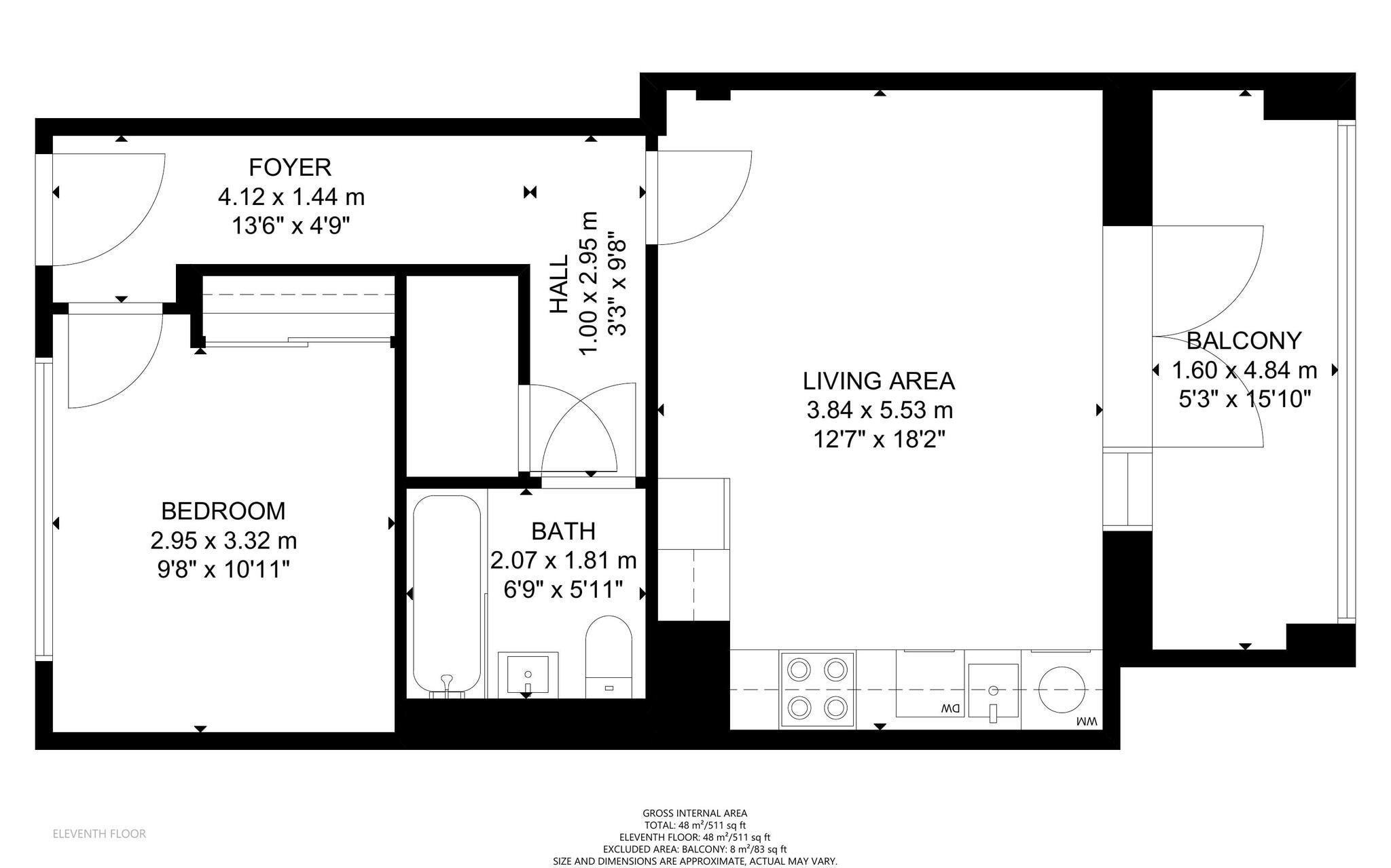 Olympic Way, Wembley floorplan