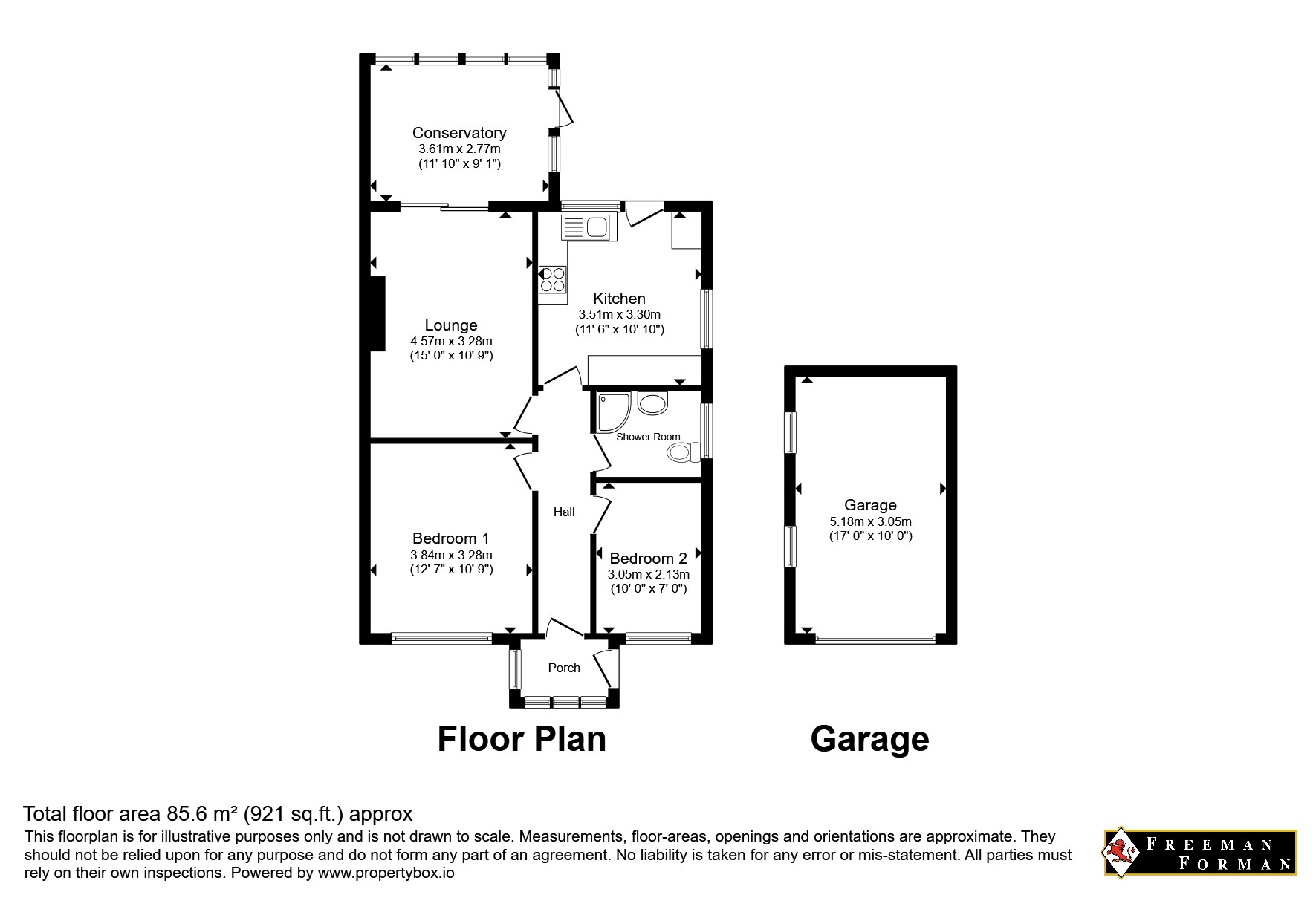 14, Horam Park Close, Heathfield floorplan