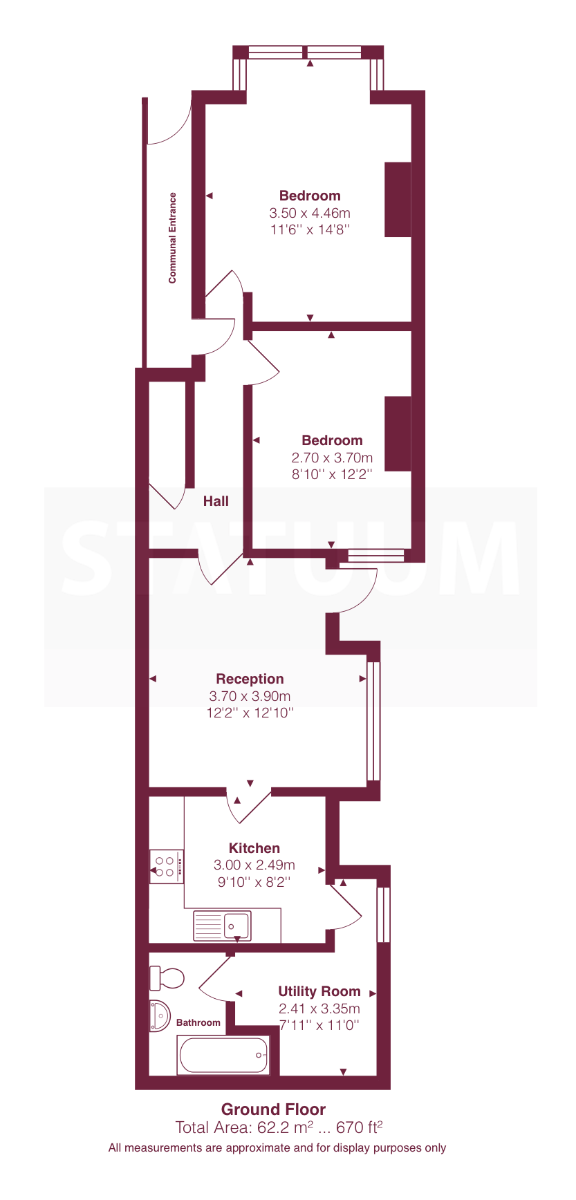 131, Shelley Avenue, London floorplan