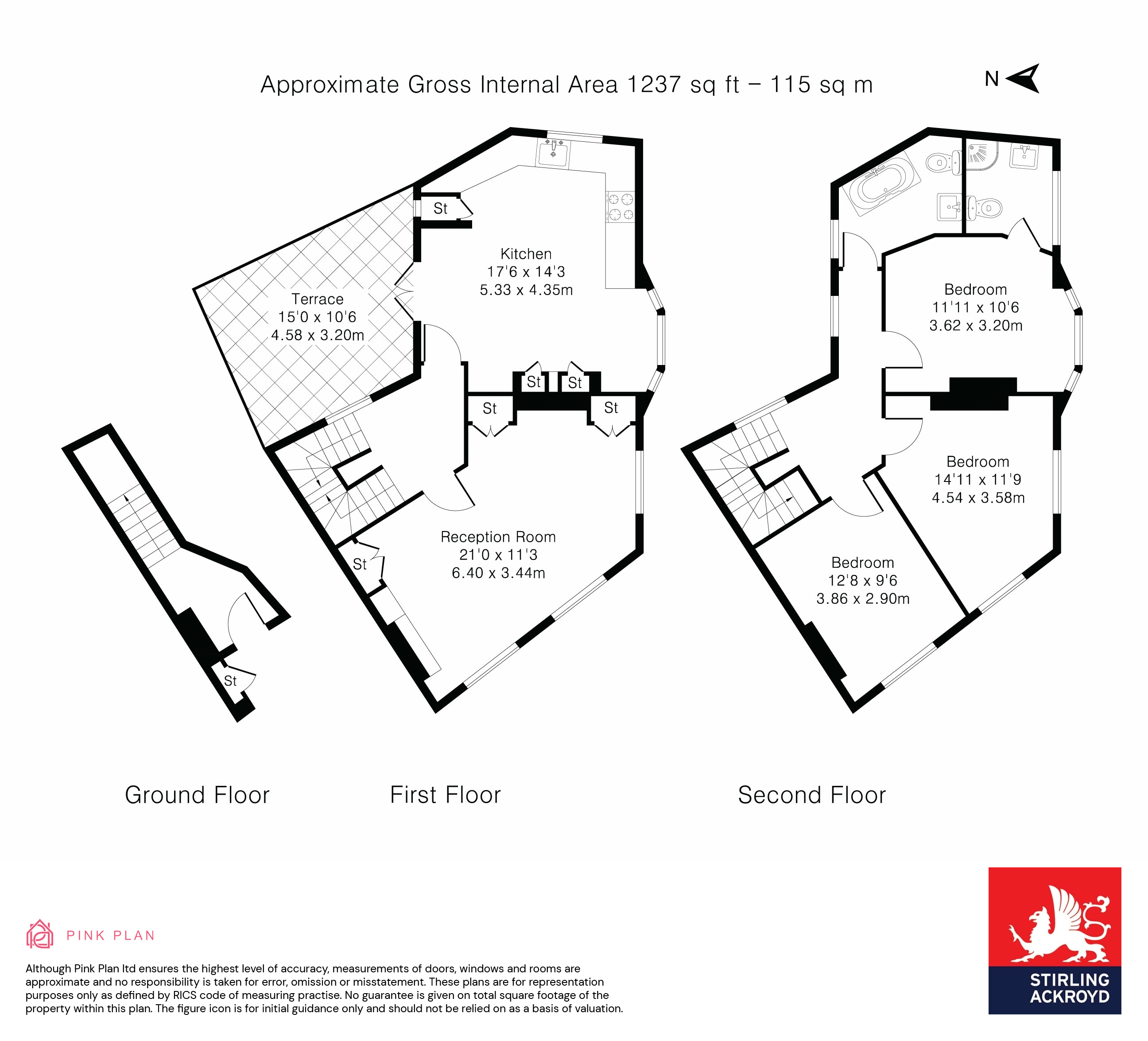 2A, Paradise Road, Richmond floorplan