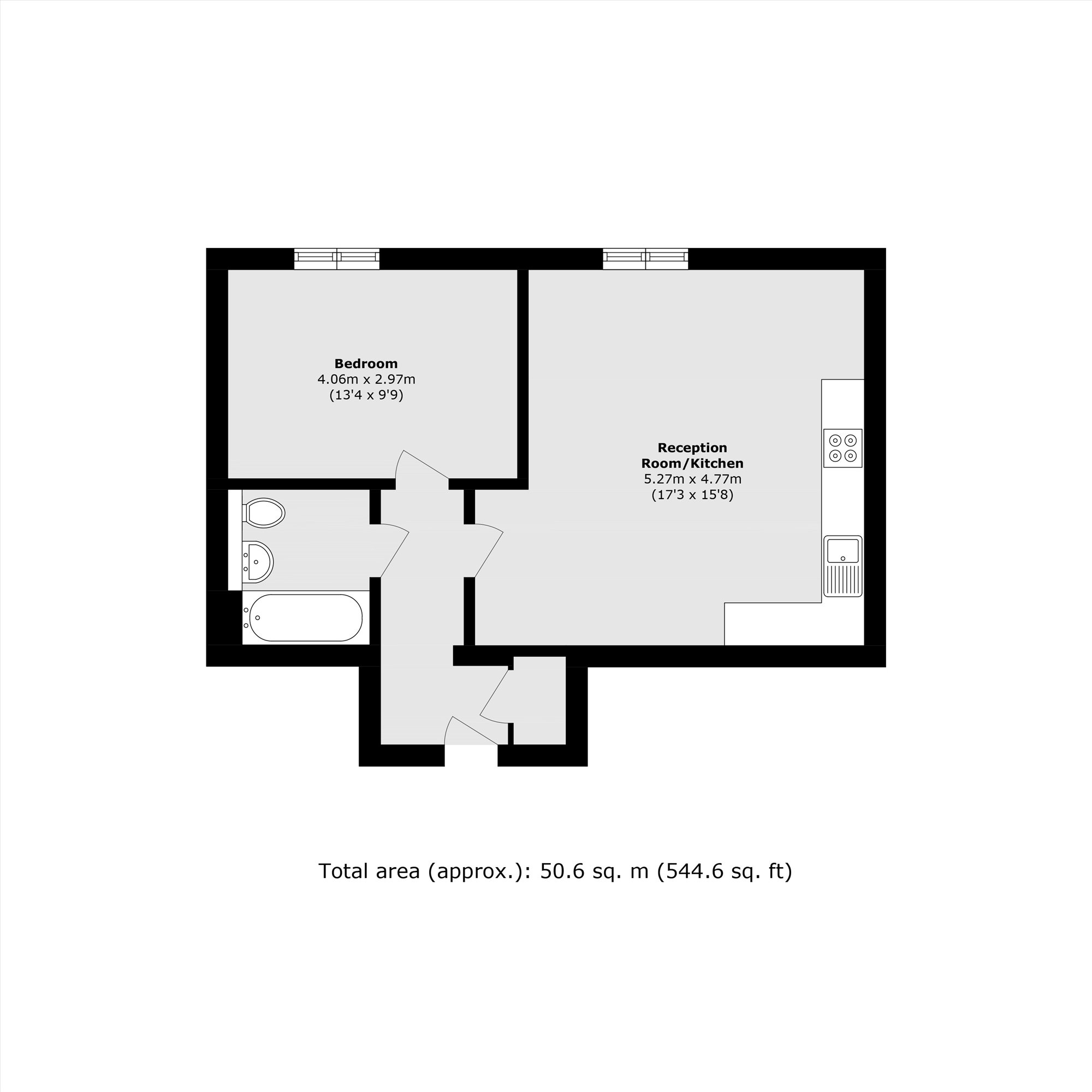 11 Spice Court, Ivory Square, London floorplan