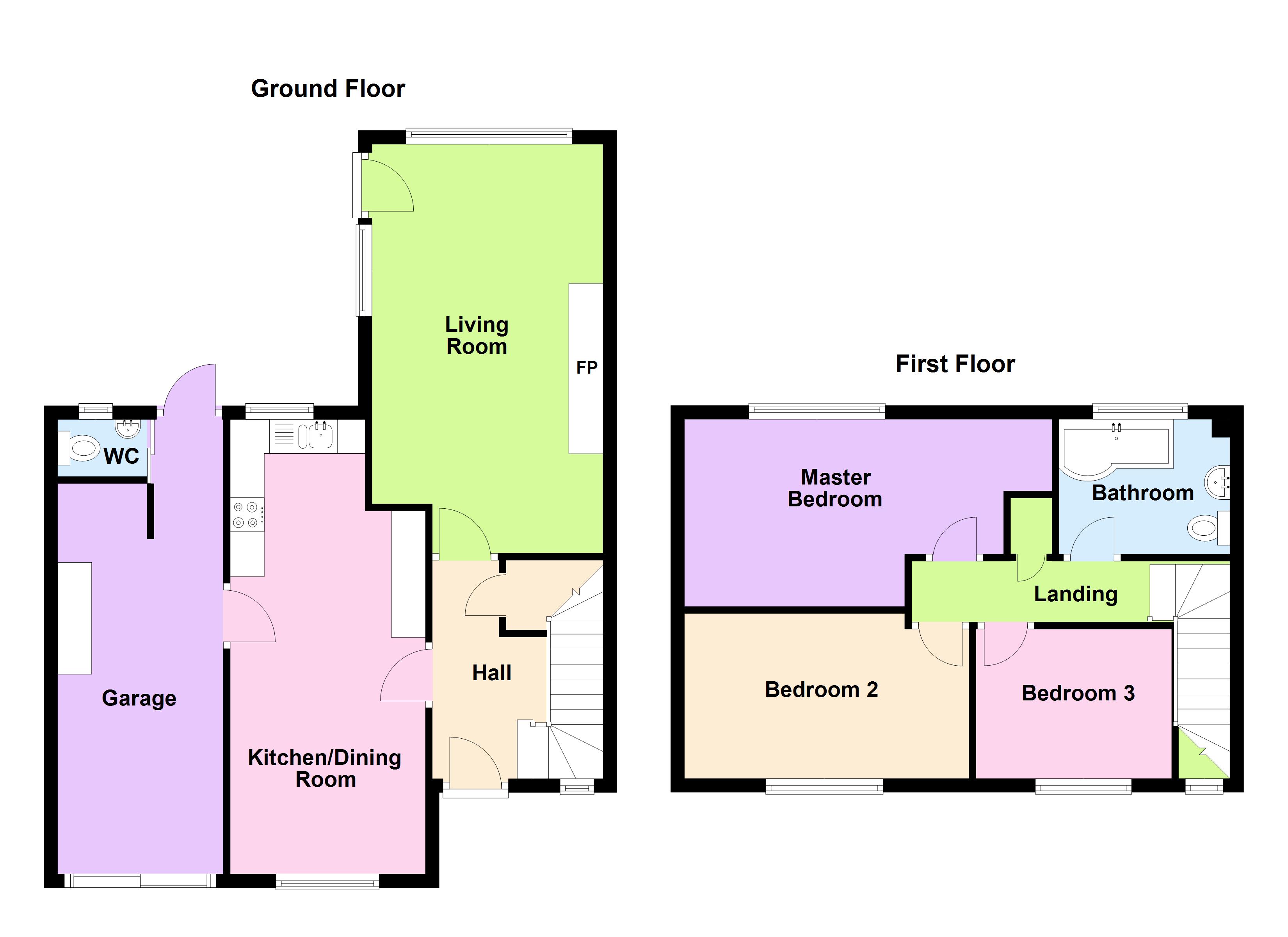 21, Flemish Close, Tenby floorplan