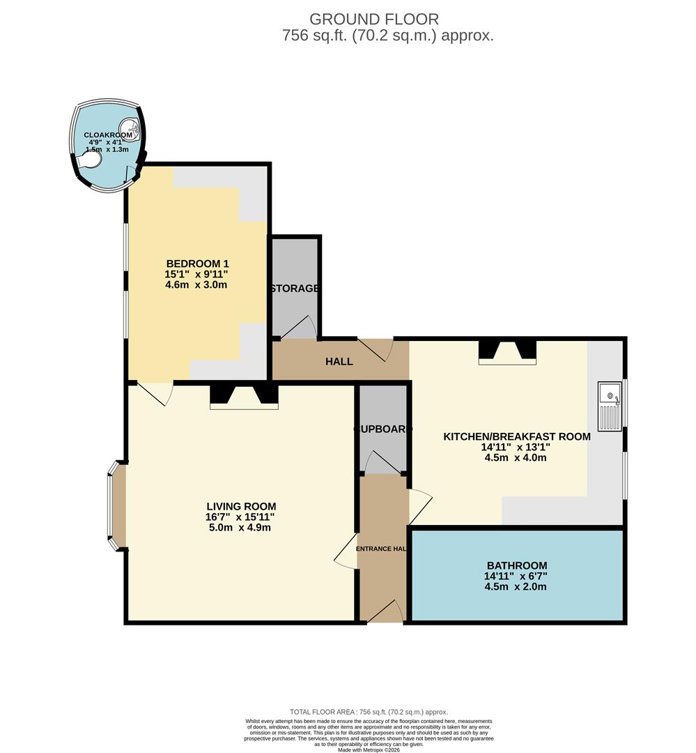 3 St. Bedes, Atwick Road, Hornsea floorplan
