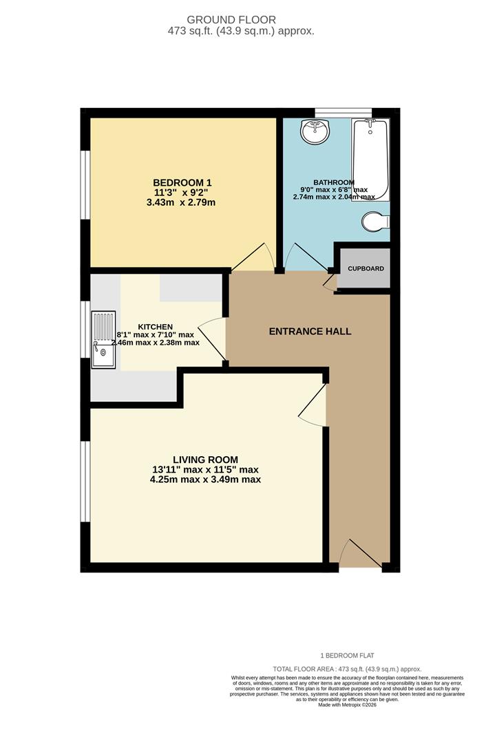 6 Weston House, Reading Road, Hook floorplan