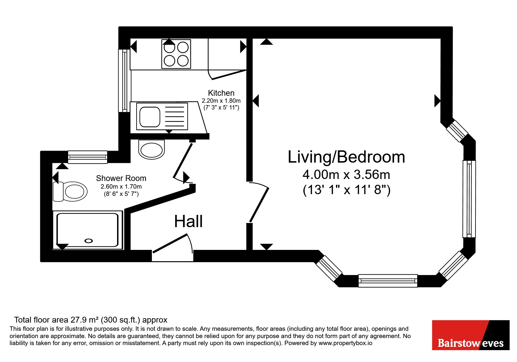 Flat 15 Trevarra Court, 30-32, Bouverie Road West, Kent floorplan