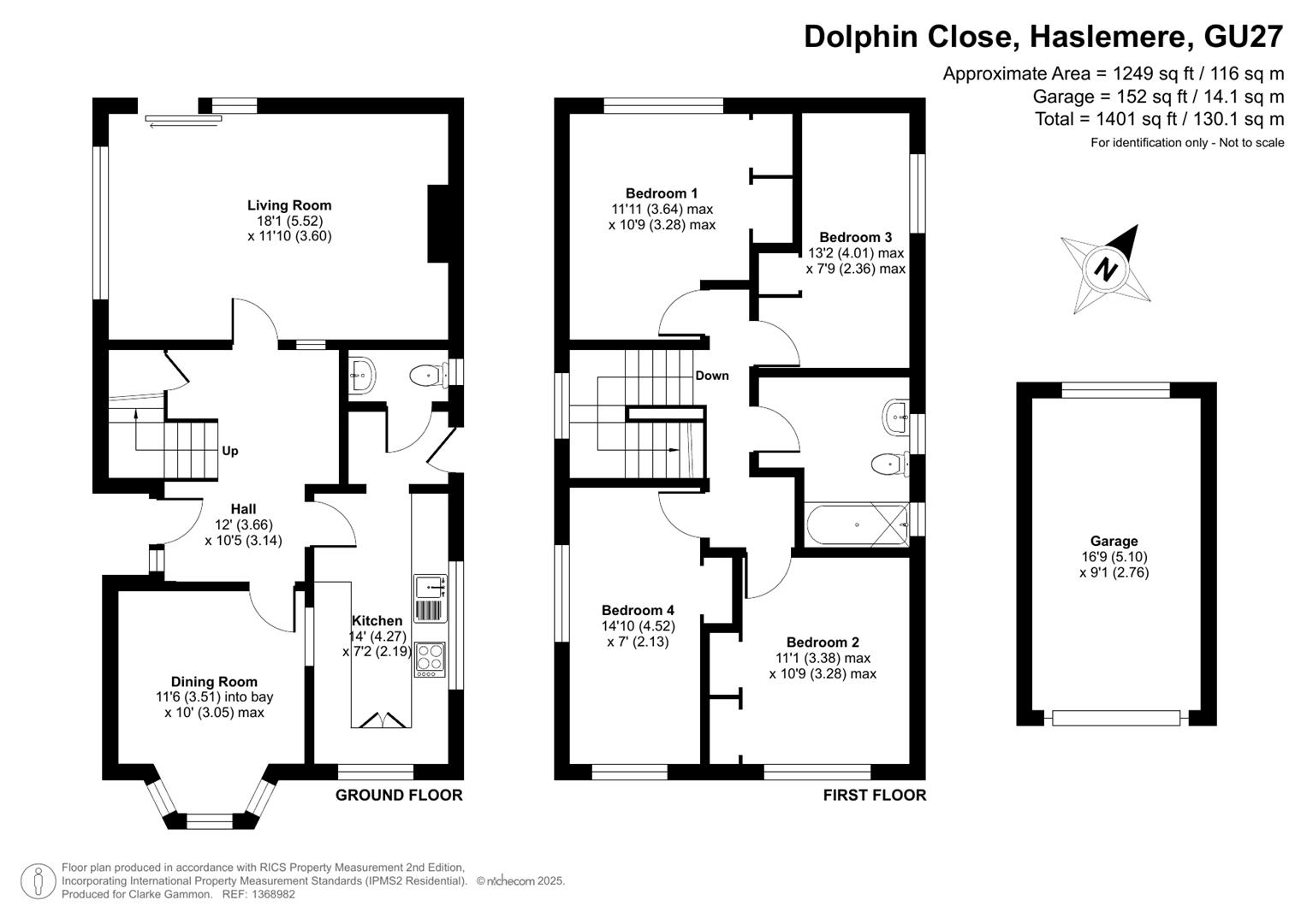 1, Dolphin Close, Haslemere floorplan
