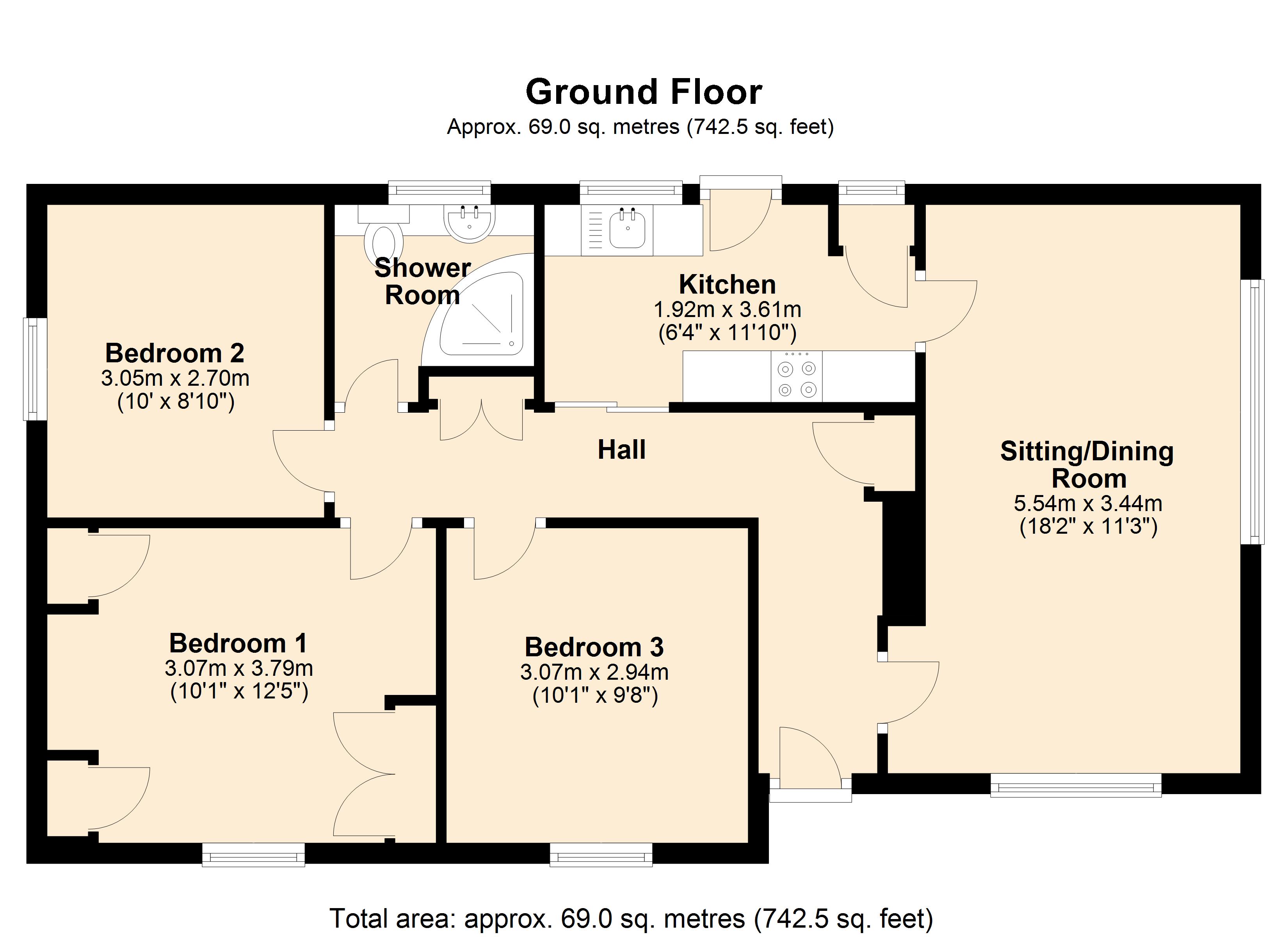 Hindon Road, Dinton, Salisbury, Wiltshire SP3, 3 bedroom bungalow for