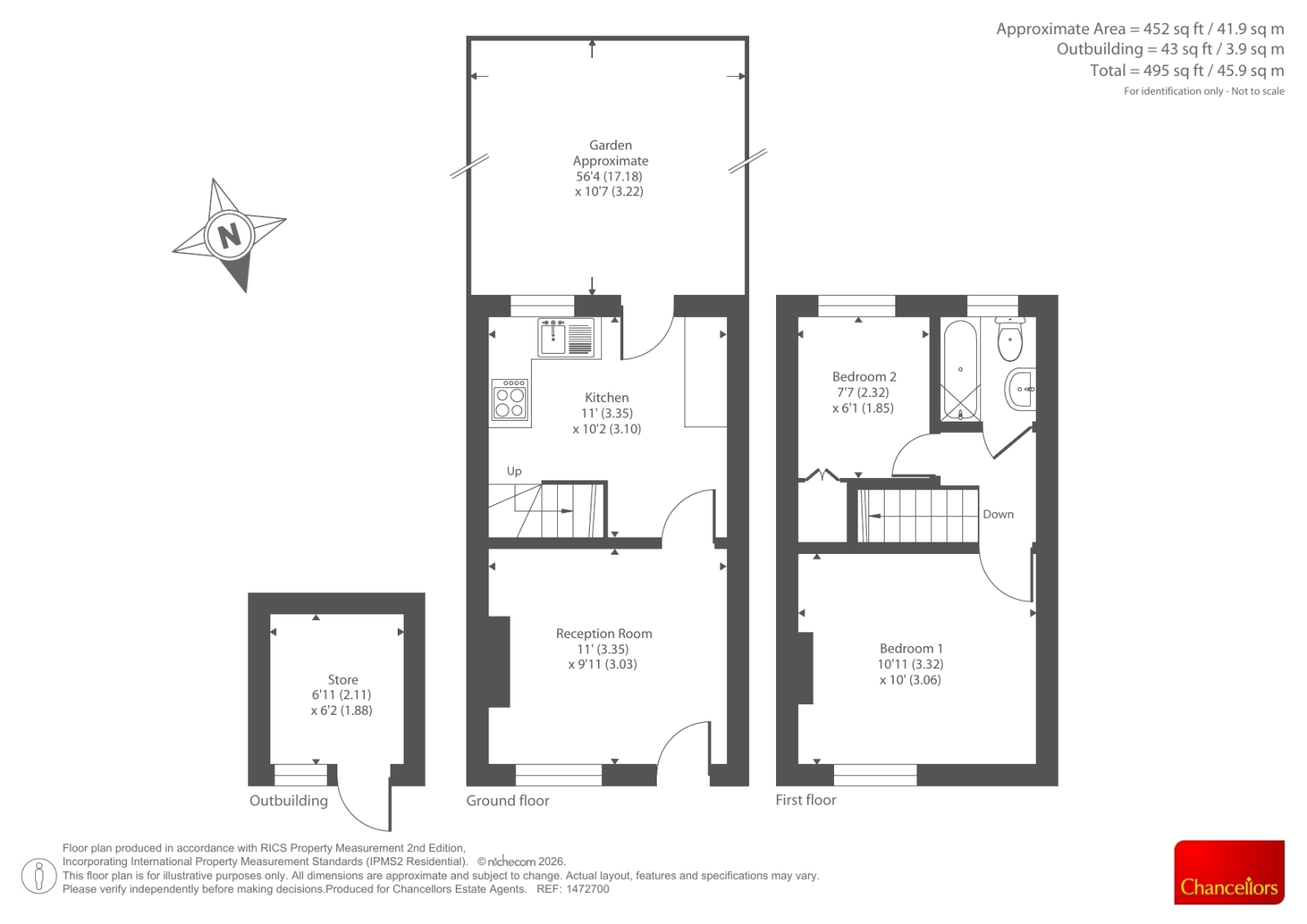 71, Alexander Street, Chesham floorplan
