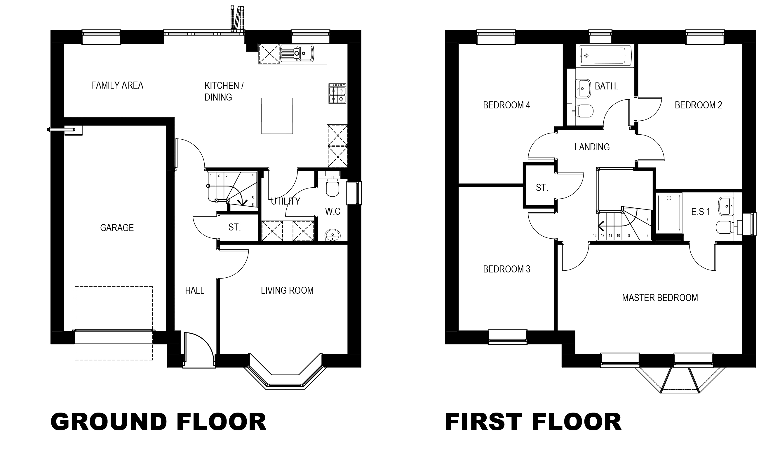 96, Saxifrage Way, Darlington floorplan