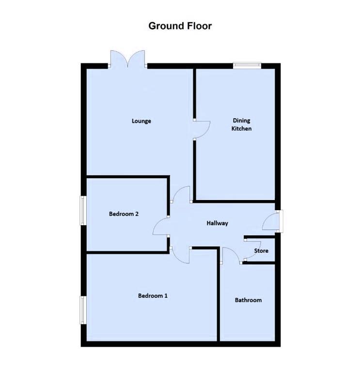 59 Victoria Mansions, Newton Drive, Blackpool floorplan