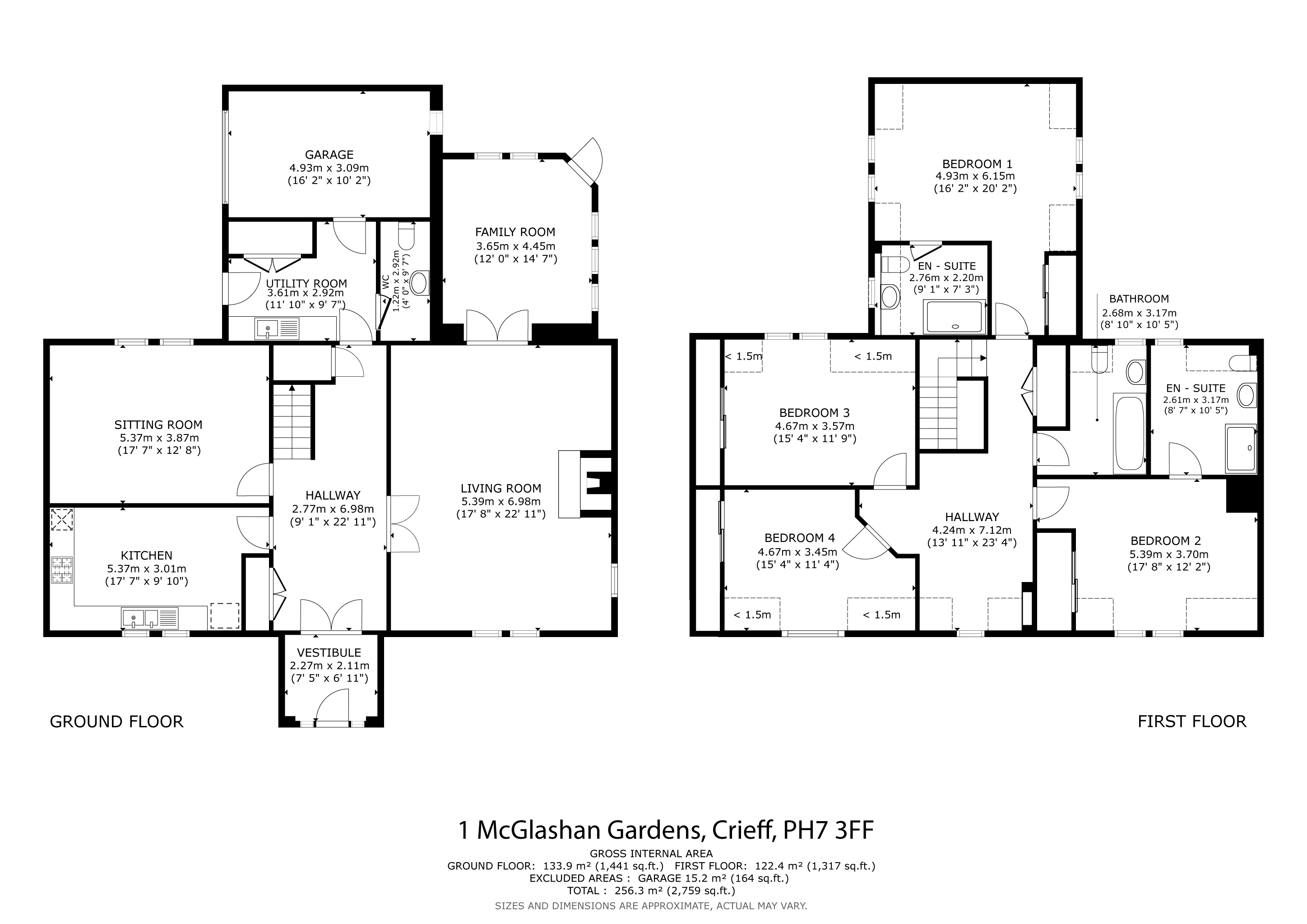 1, McGlashan Gardens, Perth and Kinross floorplan