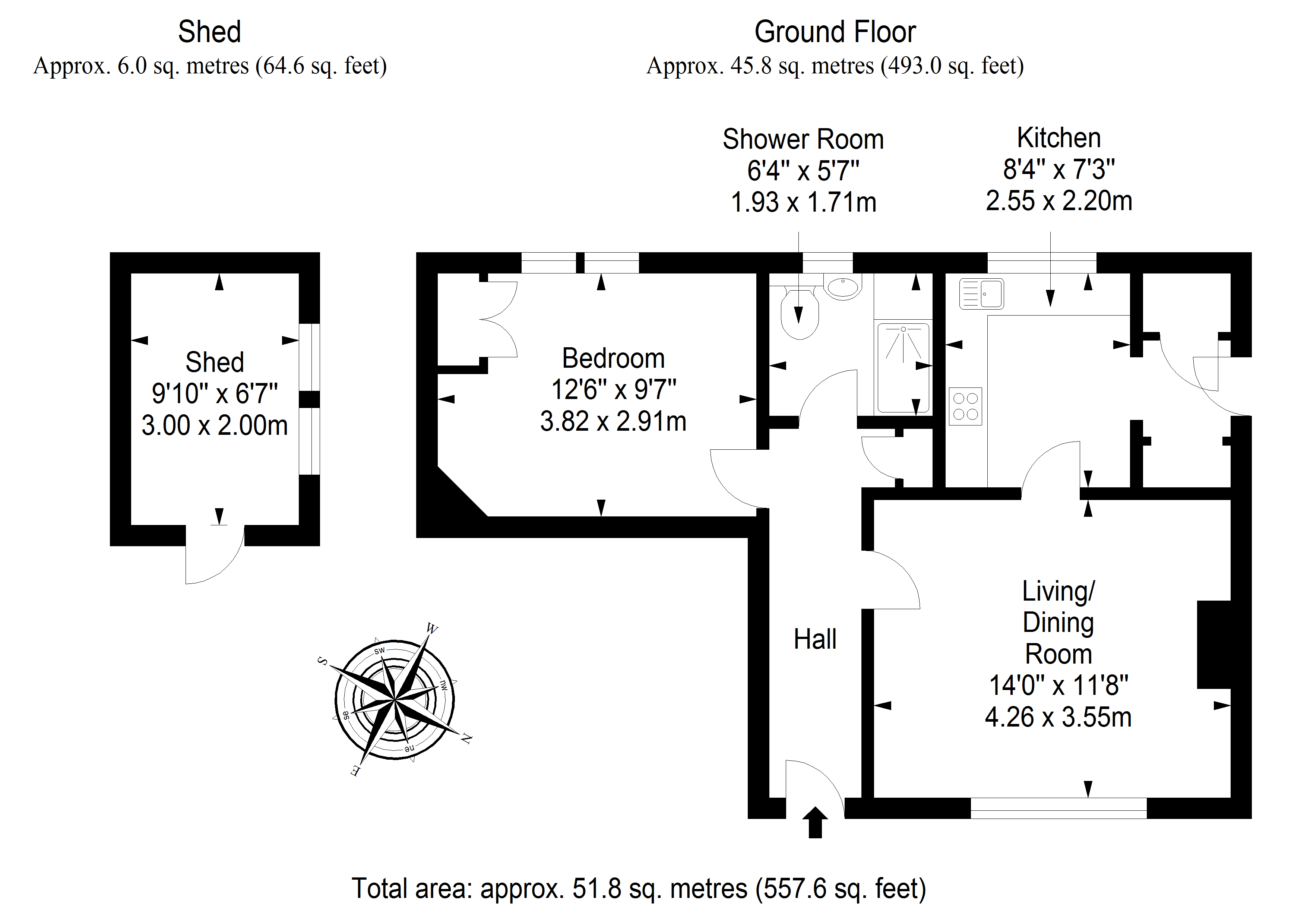 26 Parkgrove Place, Edinburgh EH4, 1 bedroom terraced house for sale
