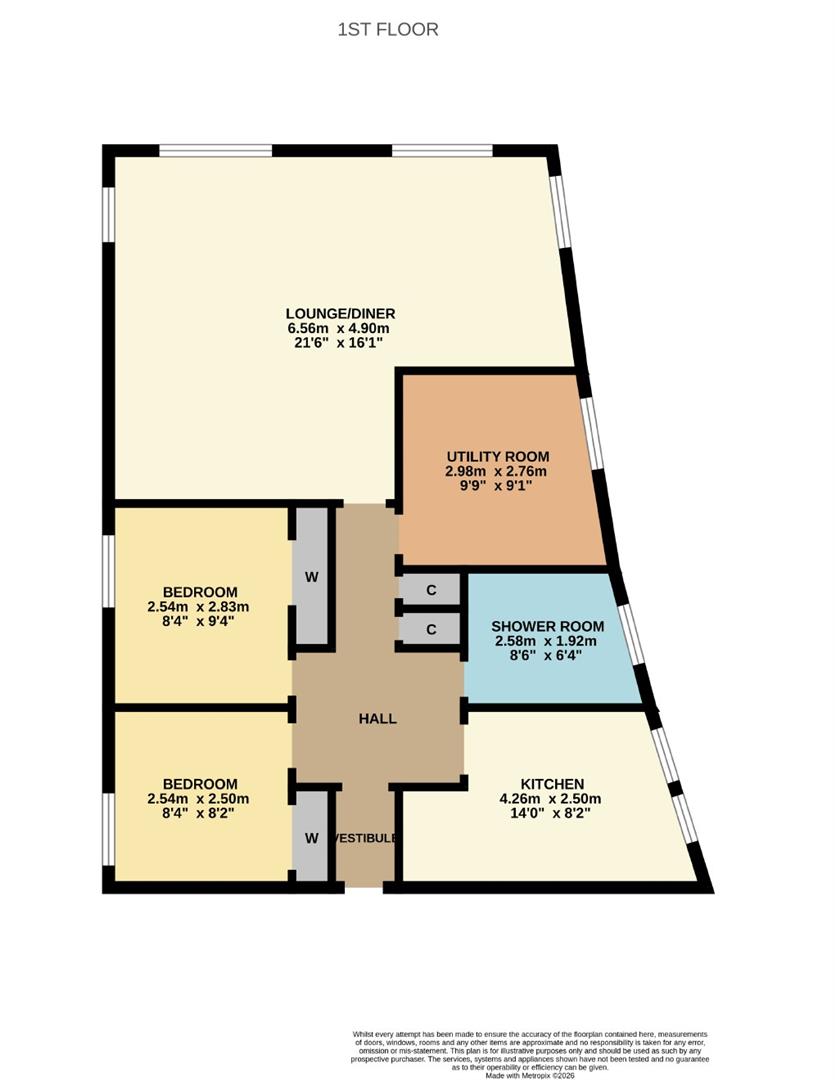 3 Forelands Court, 18, Marketgate South, Crail floorplan