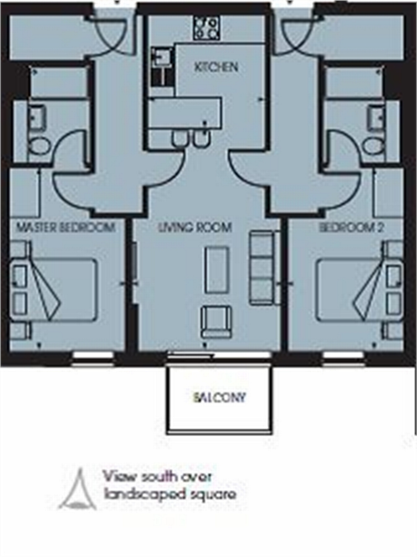 2 Bedrooms Flat to rent in Waterhouse Apartments, Saffron Central Square, Croydon, Surrey CR0
