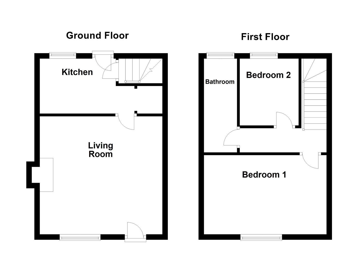 Broomcroft Road, Ossett WF5, 2 bedroom terraced house for sale