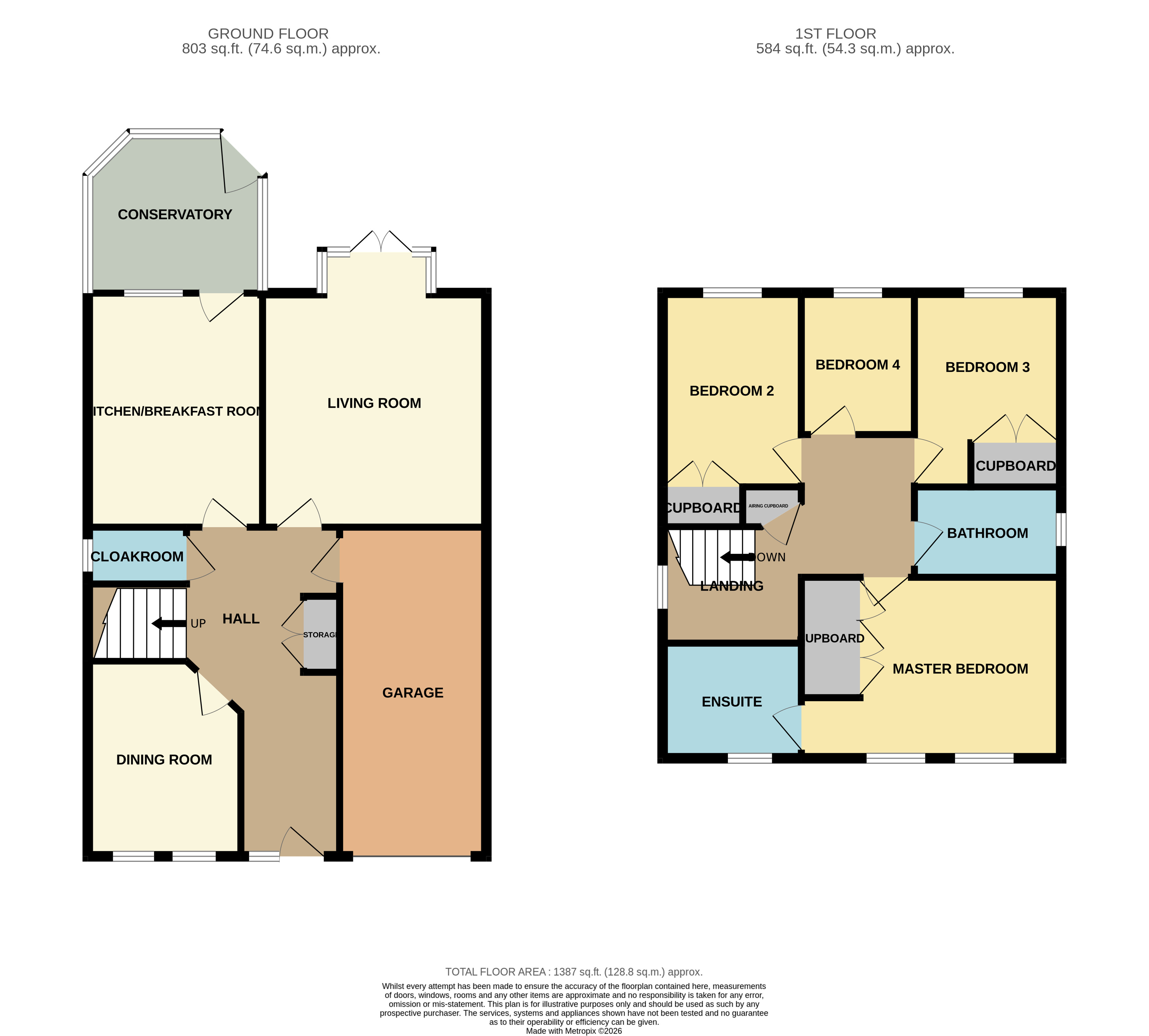 4, Warwick Gardens, Belper floorplan
