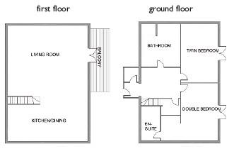 Glen Cloy, 2 Bedroom Lodge (G2), Isle of Arran floorplan