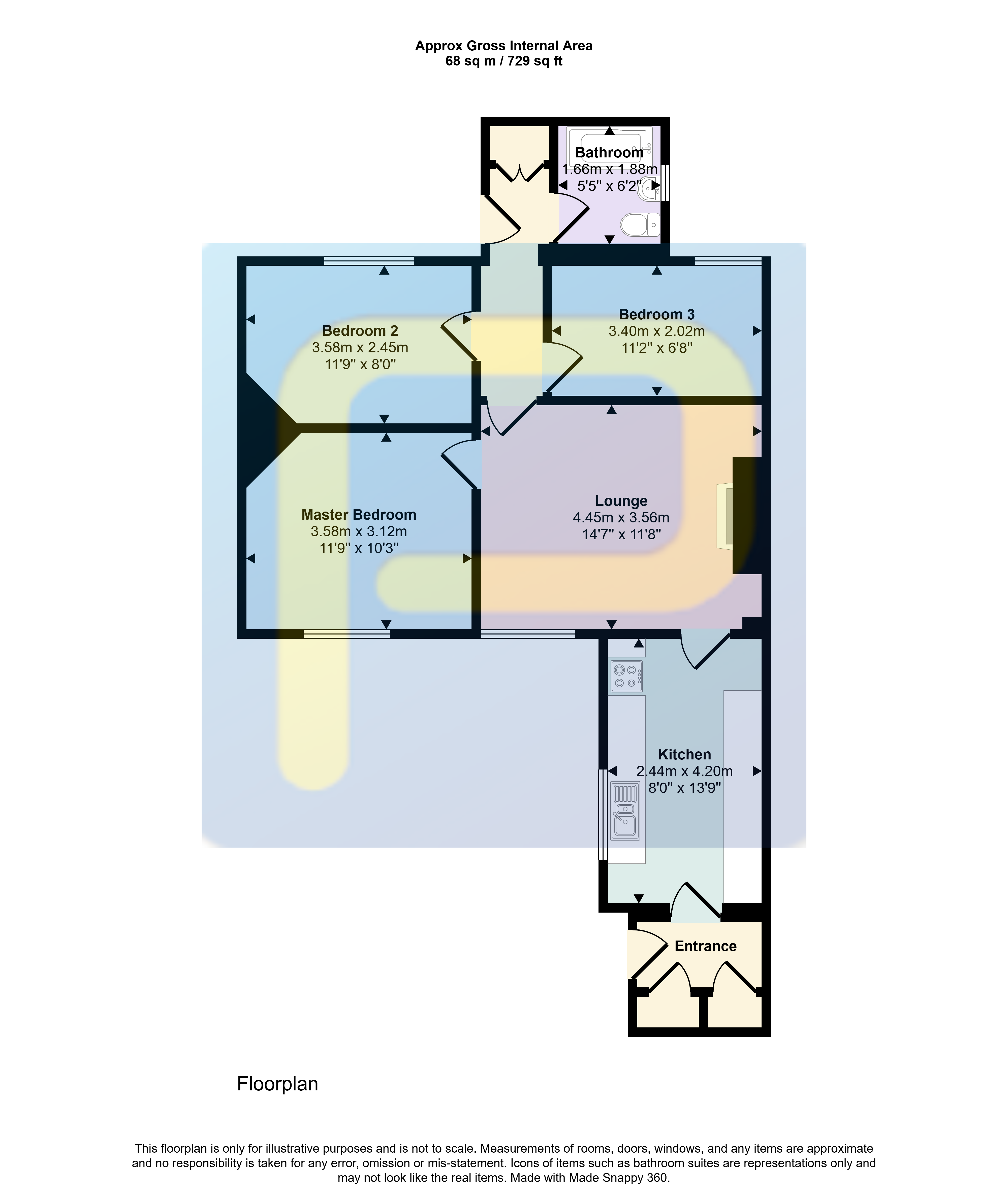 48, Frank Avenue, Seaham floorplan