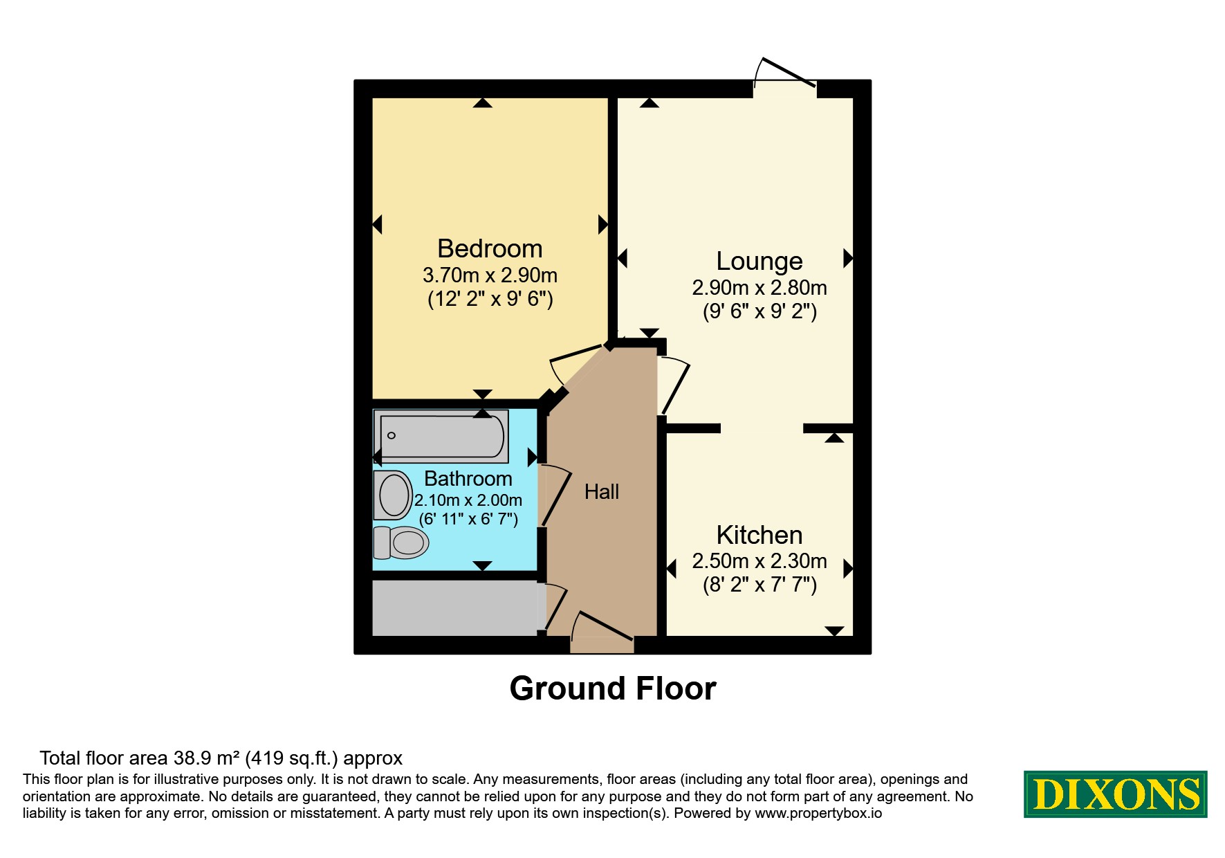 Apartment 157 Skyline, 165, Granville Street, West Midlands floorplan
