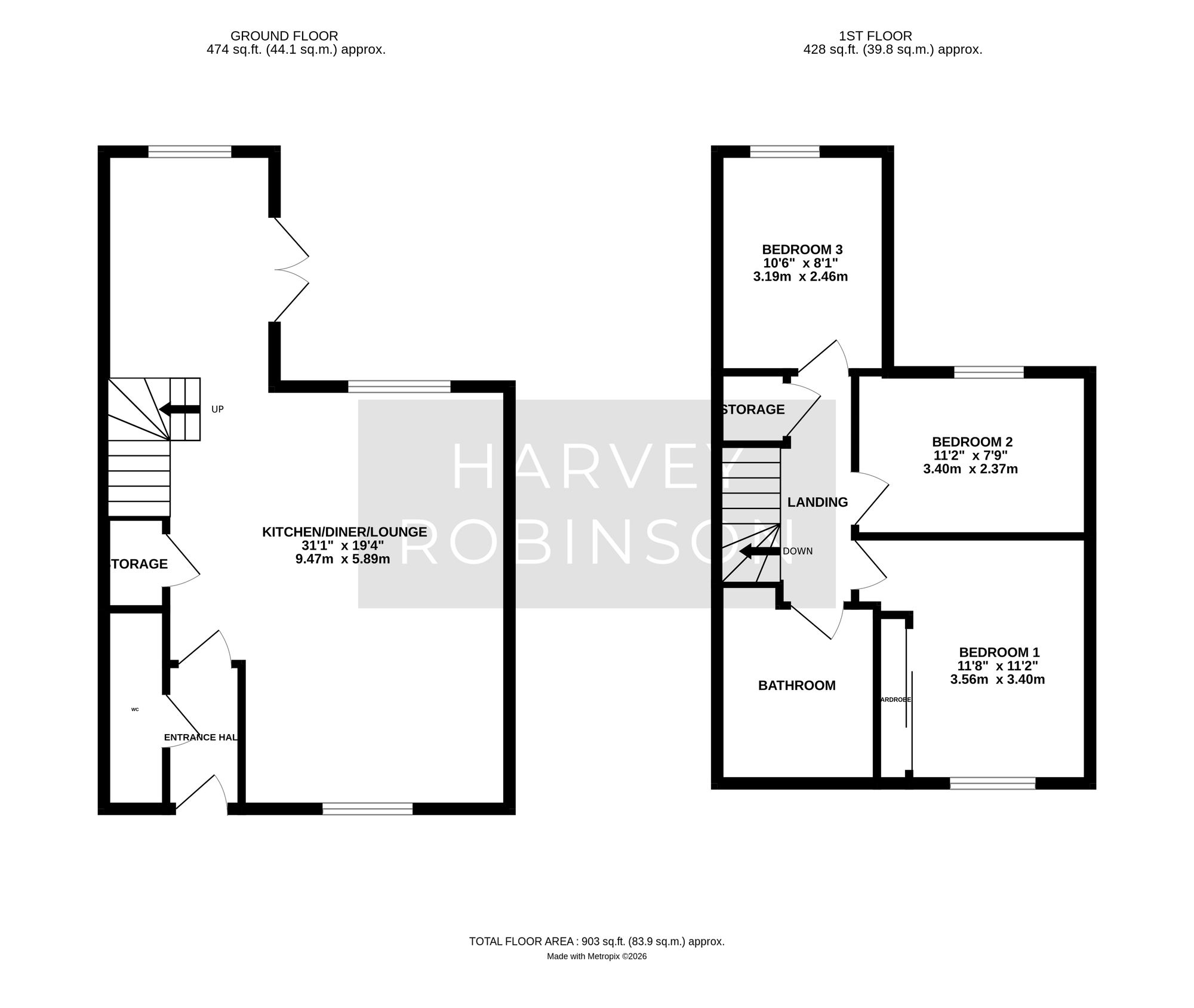 Sunrose Cottage Church Street, Cambridge floorplan
