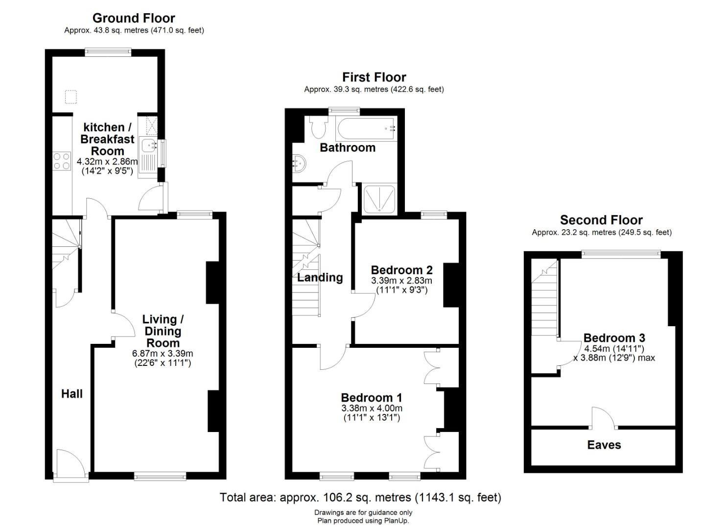 24, Canterbury Street, Cambridge floorplan