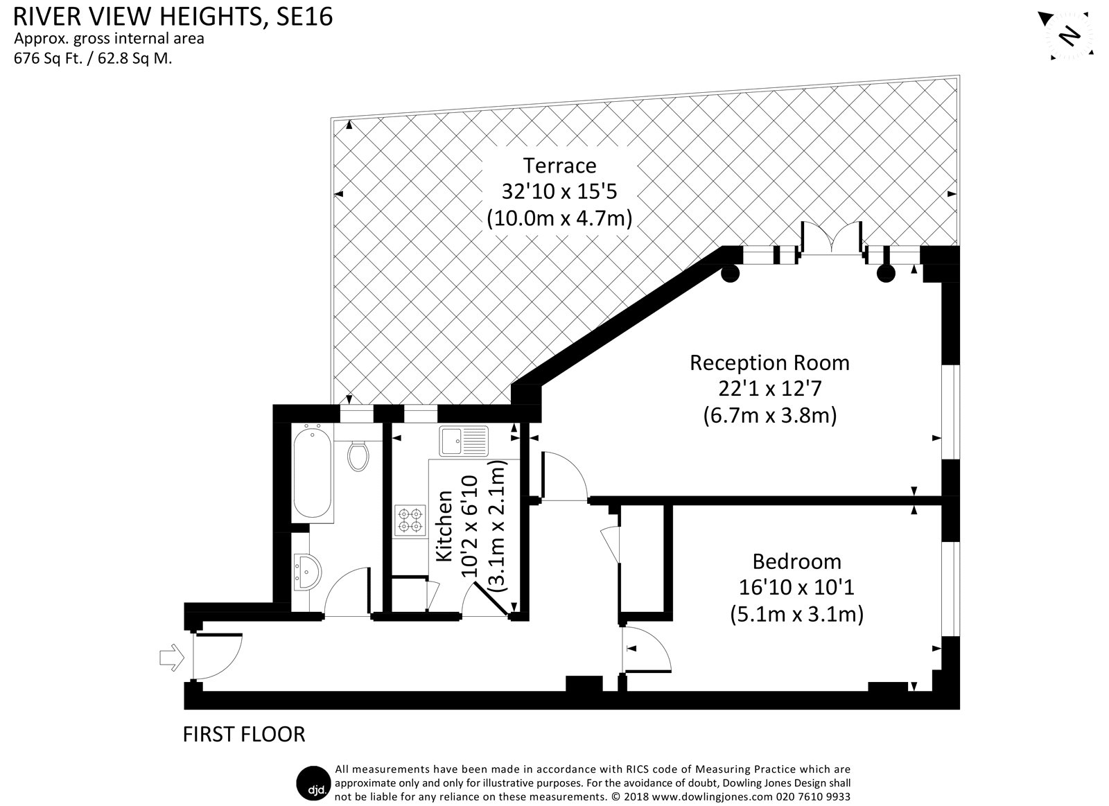 1 Bedrooms Flat for sale in River View Heights, 27 Bermondsey Wall West, London SE16