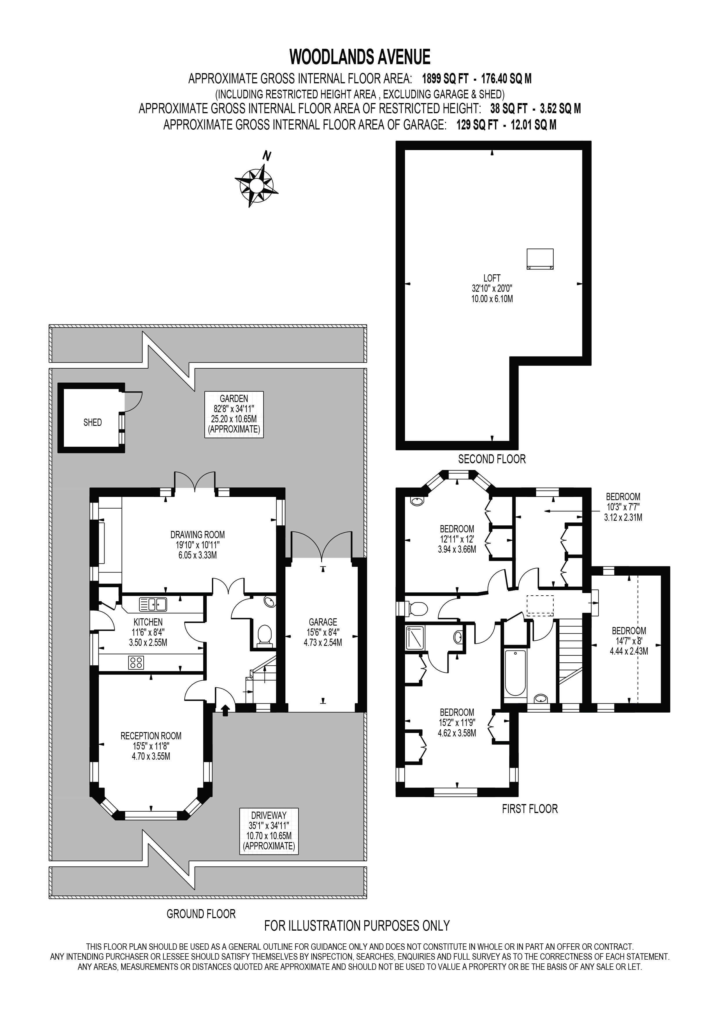 44 Woodlands Avenue, NEW MALDEN floorplan