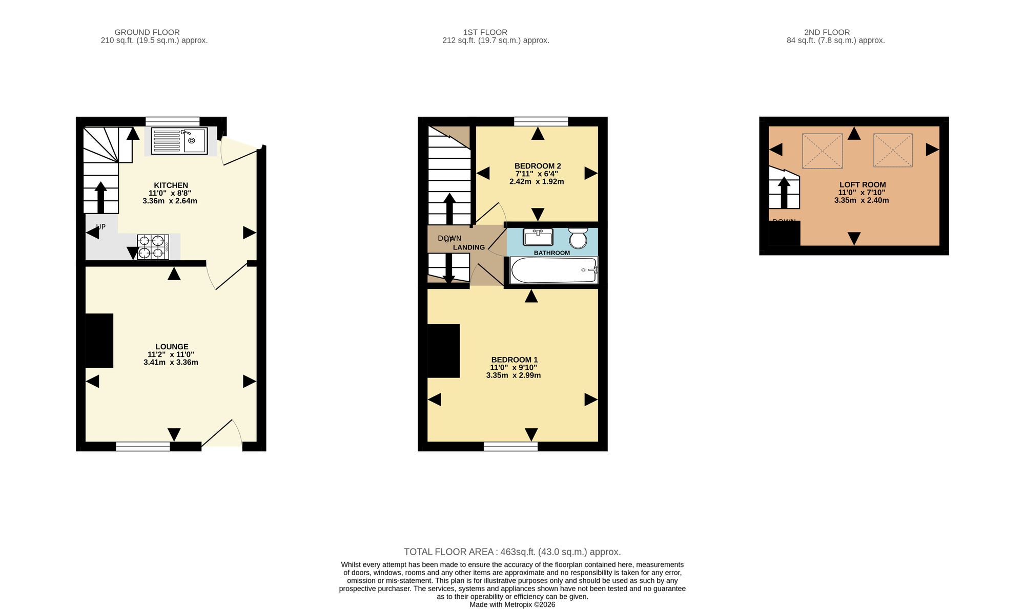26 Church Lane, Sittingbourne floorplan