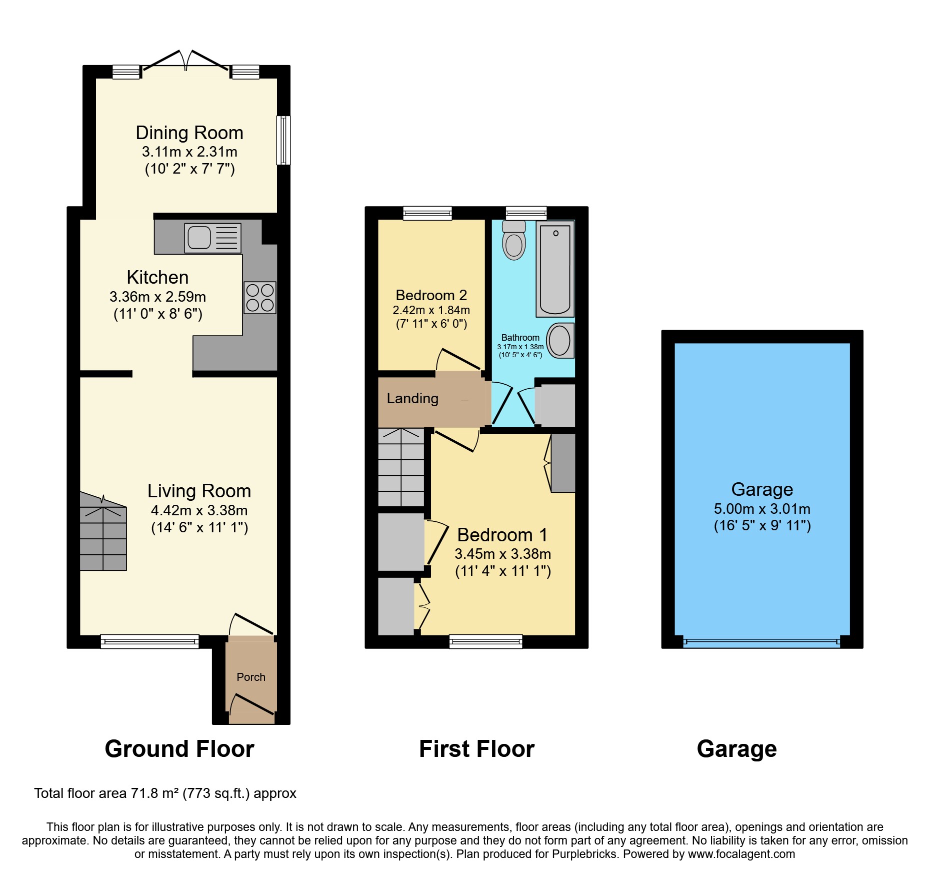 20, Morston Close, Tadworth floorplan