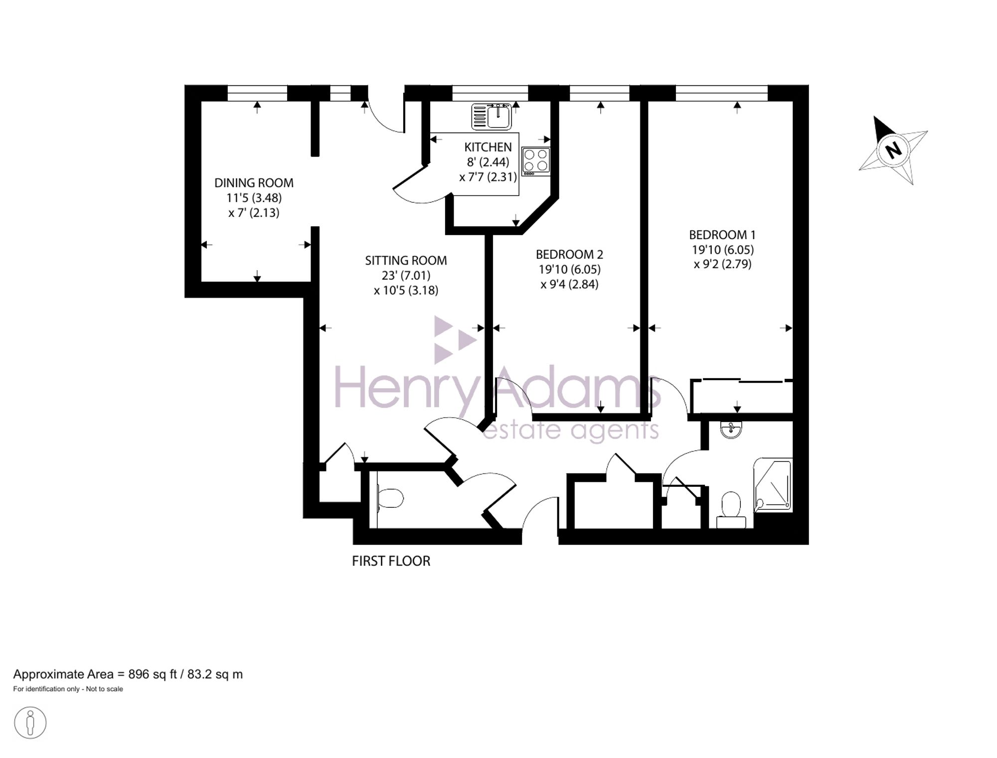 11 Tamarisk Lodge Stocks Lane, Chichester floorplan