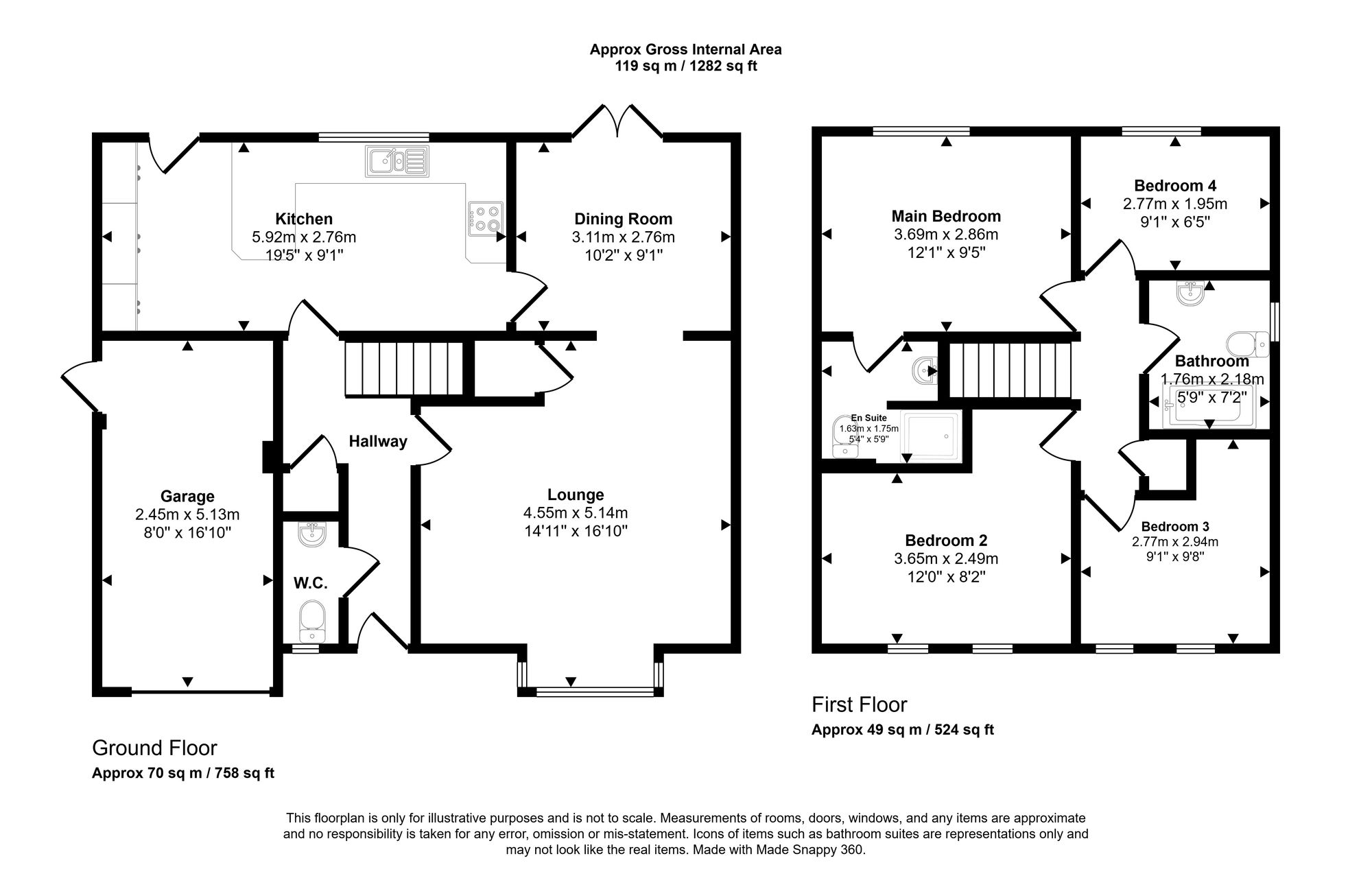 2 Newhouse Drive, Wigan floorplan